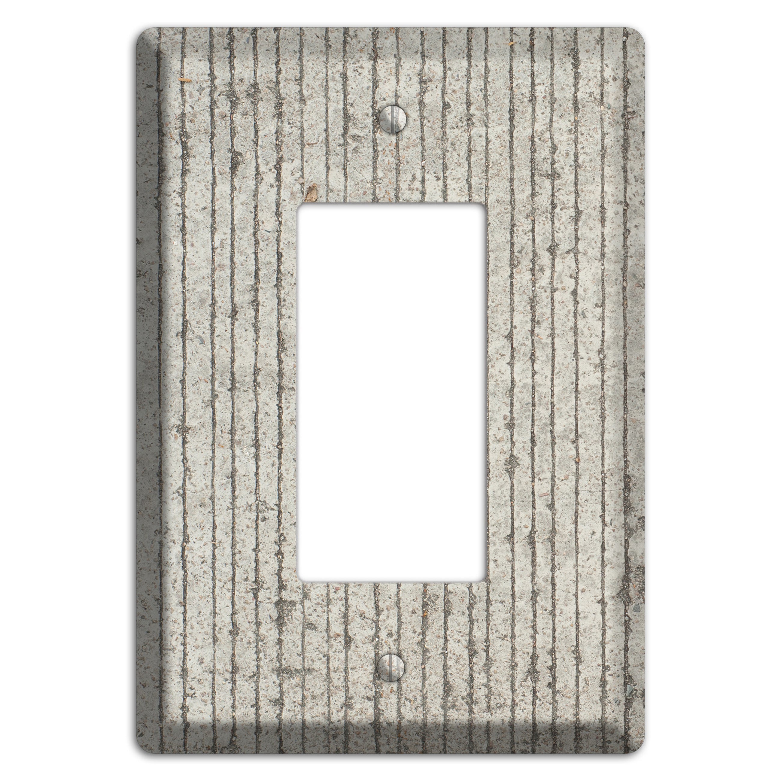 Vertical Concrete Rocker Wallplate