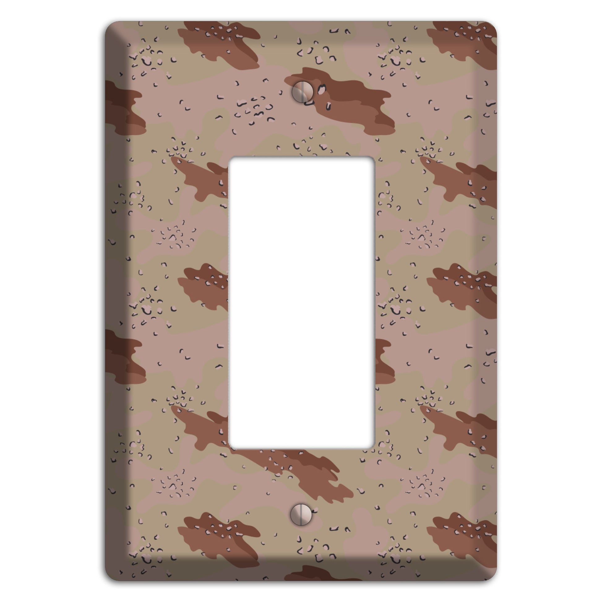 Chocolate Chip Camo Rocker Wallplate