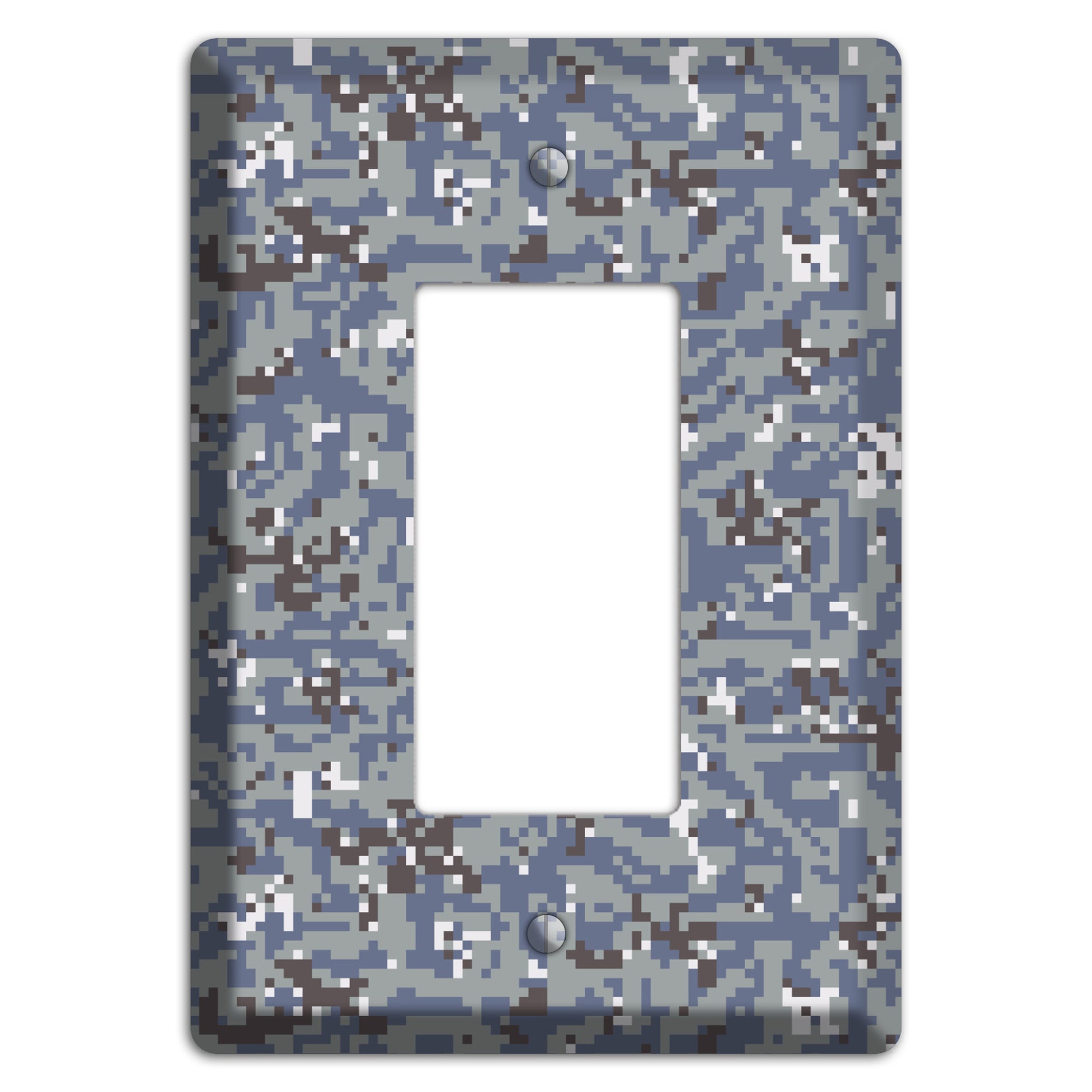 NWU Grey Dom Camo Rocker Wallplate