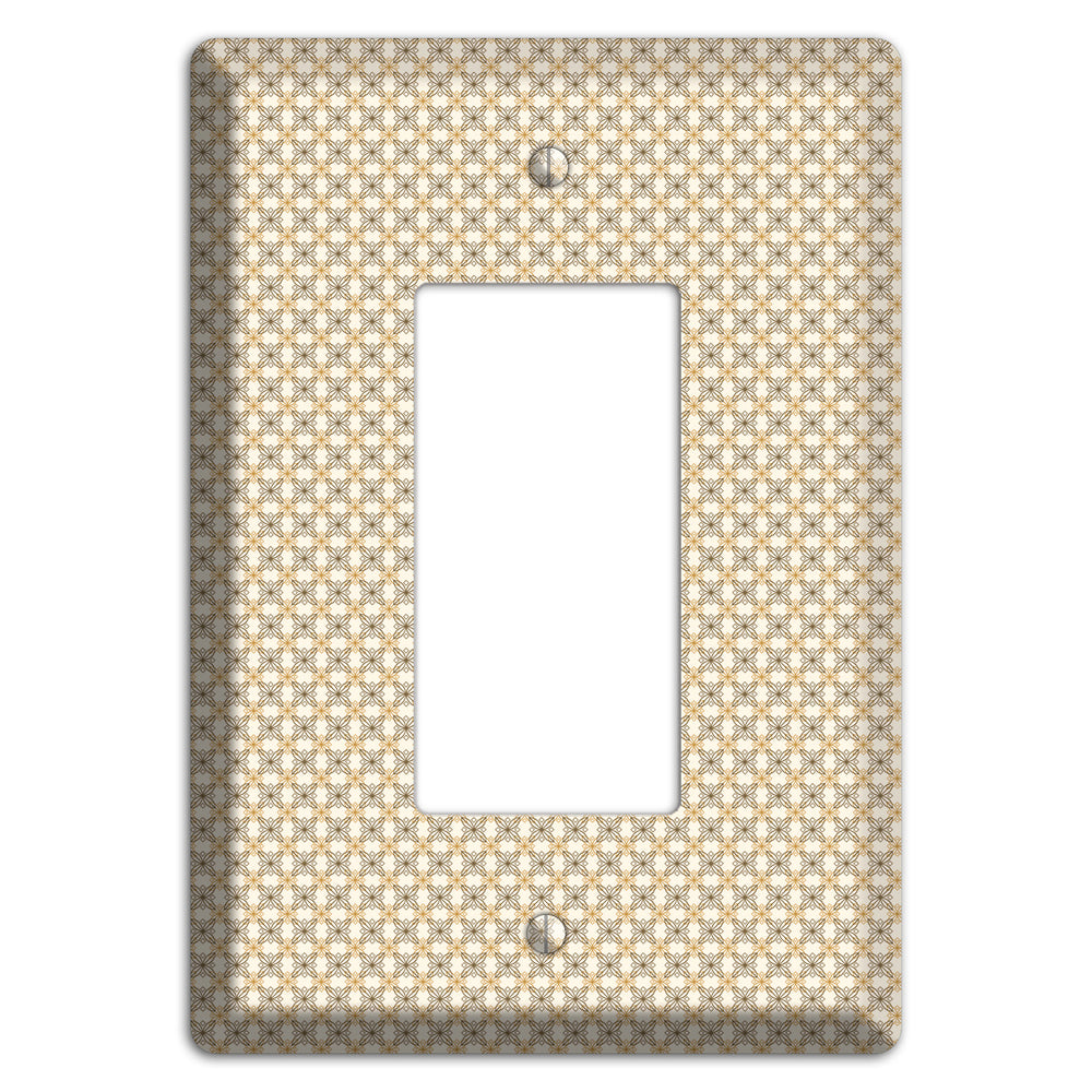 Multi Beige Tiled Arabesque Rocker Wallplate