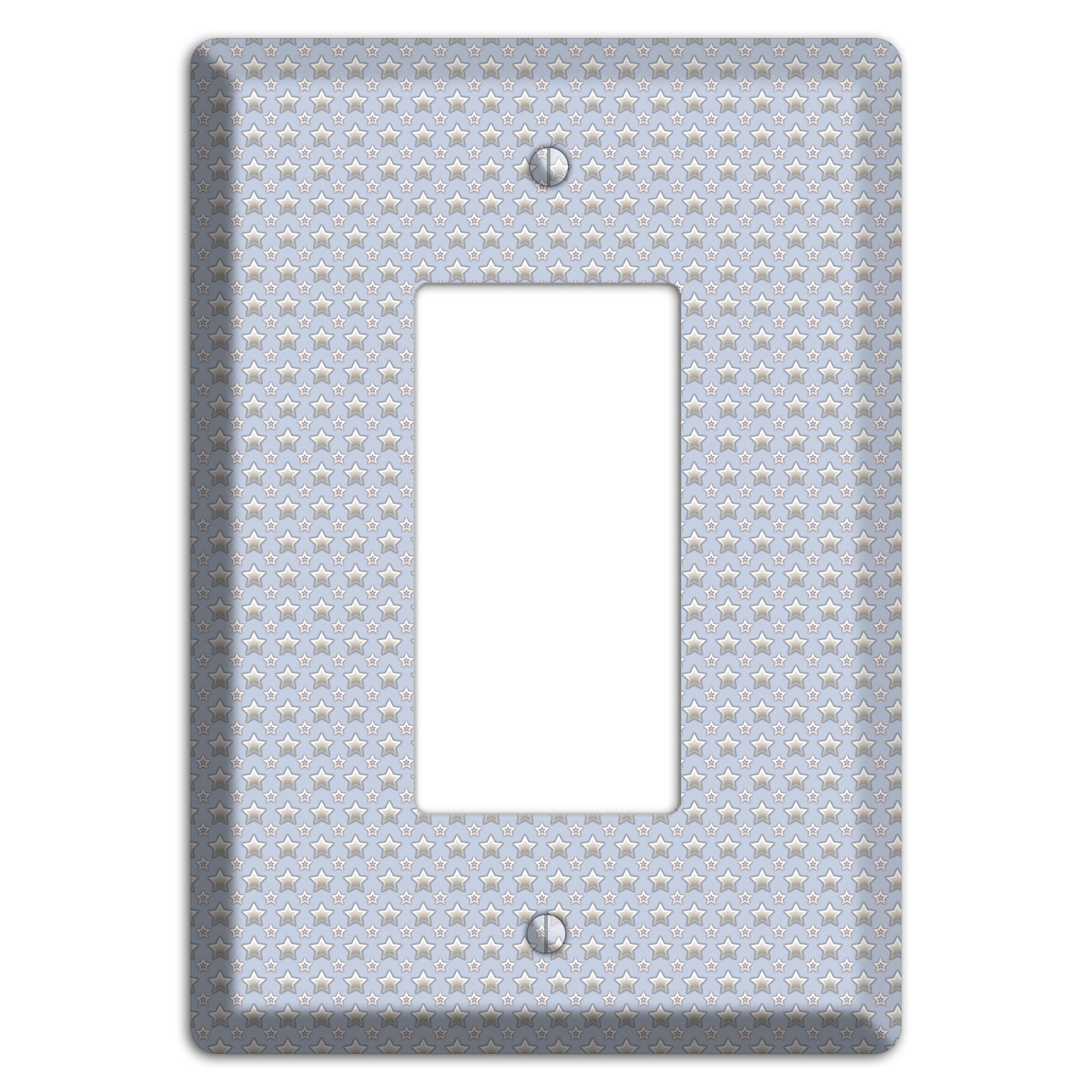 Grey Stars Rocker Wallplate