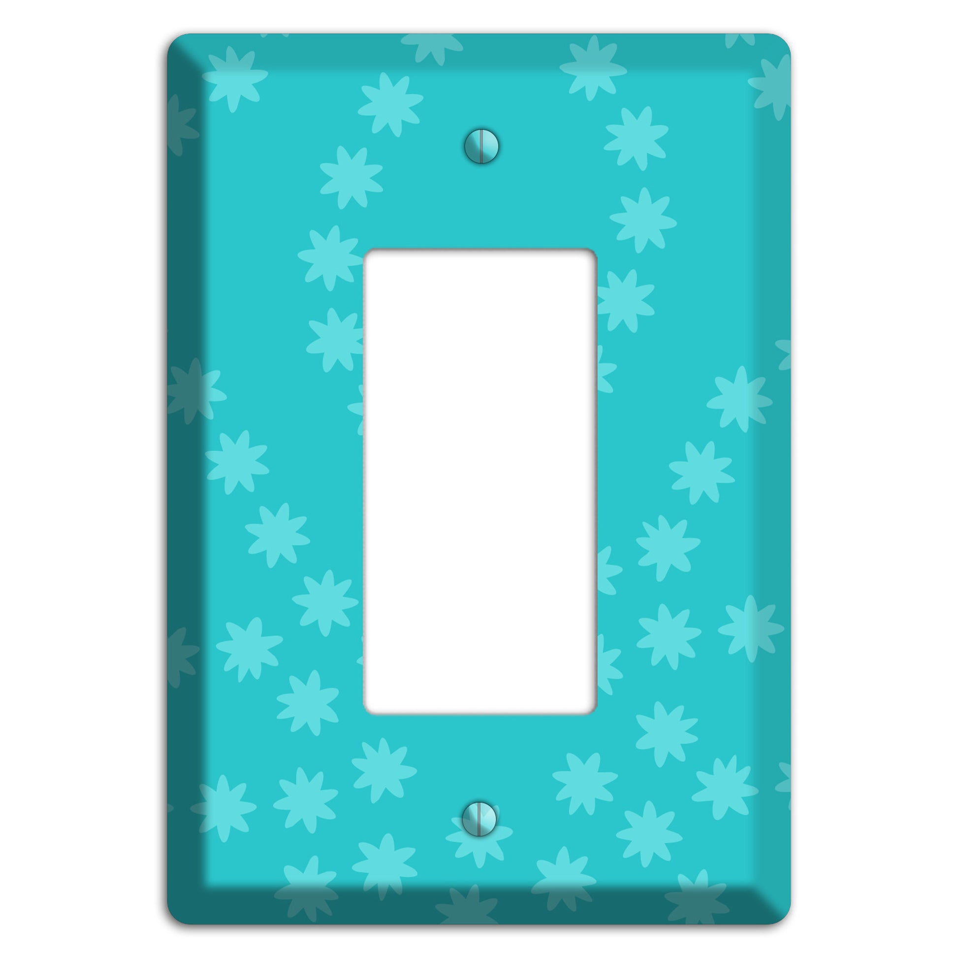 Multi Turquoise Constellation Rocker Wallplate