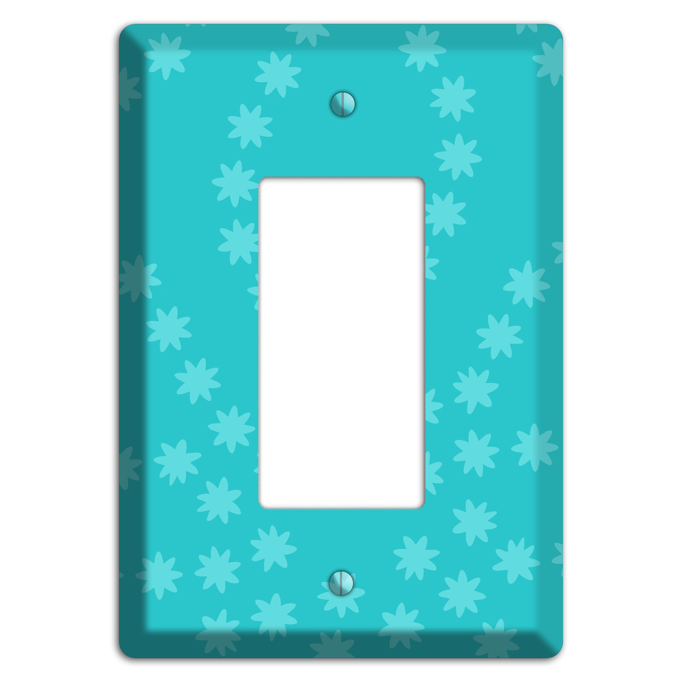 Multi Turquoise Constellation Rocker Wallplate