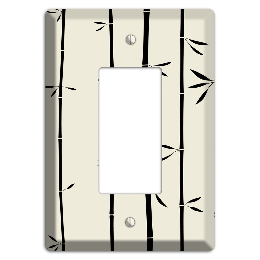 Beige Bamboo Rocker Wallplate