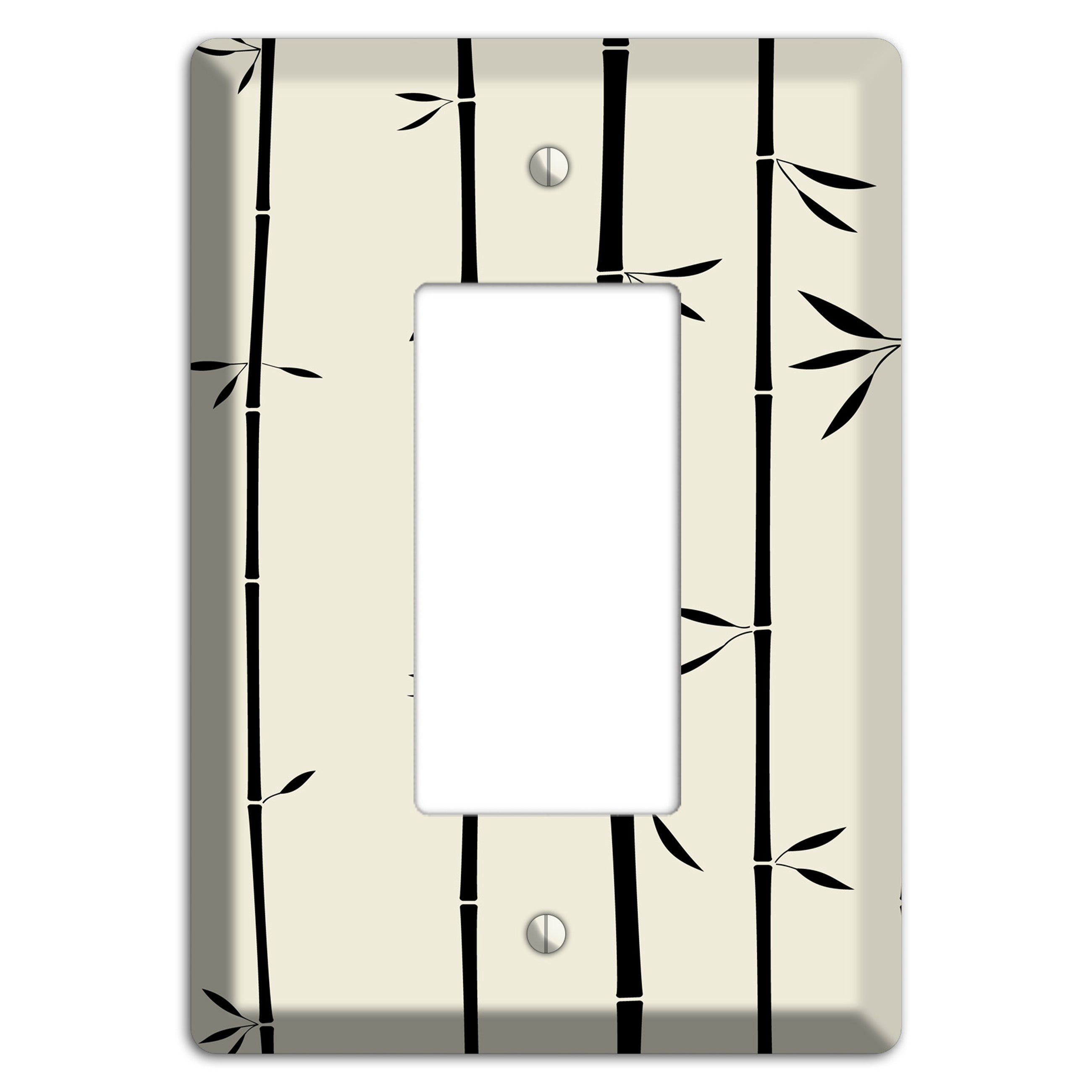 Beige Bamboo Rocker Wallplate