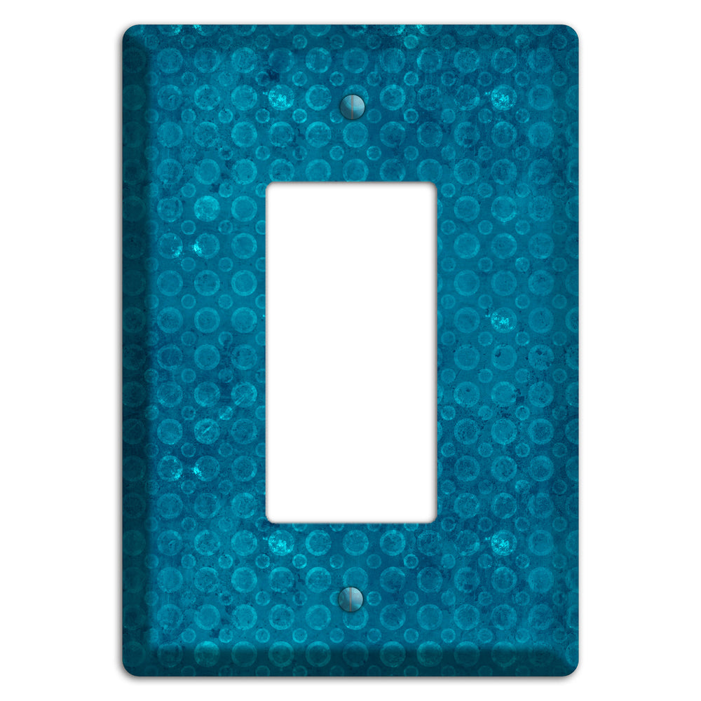 Turquoise Circles Rocker Wallplate