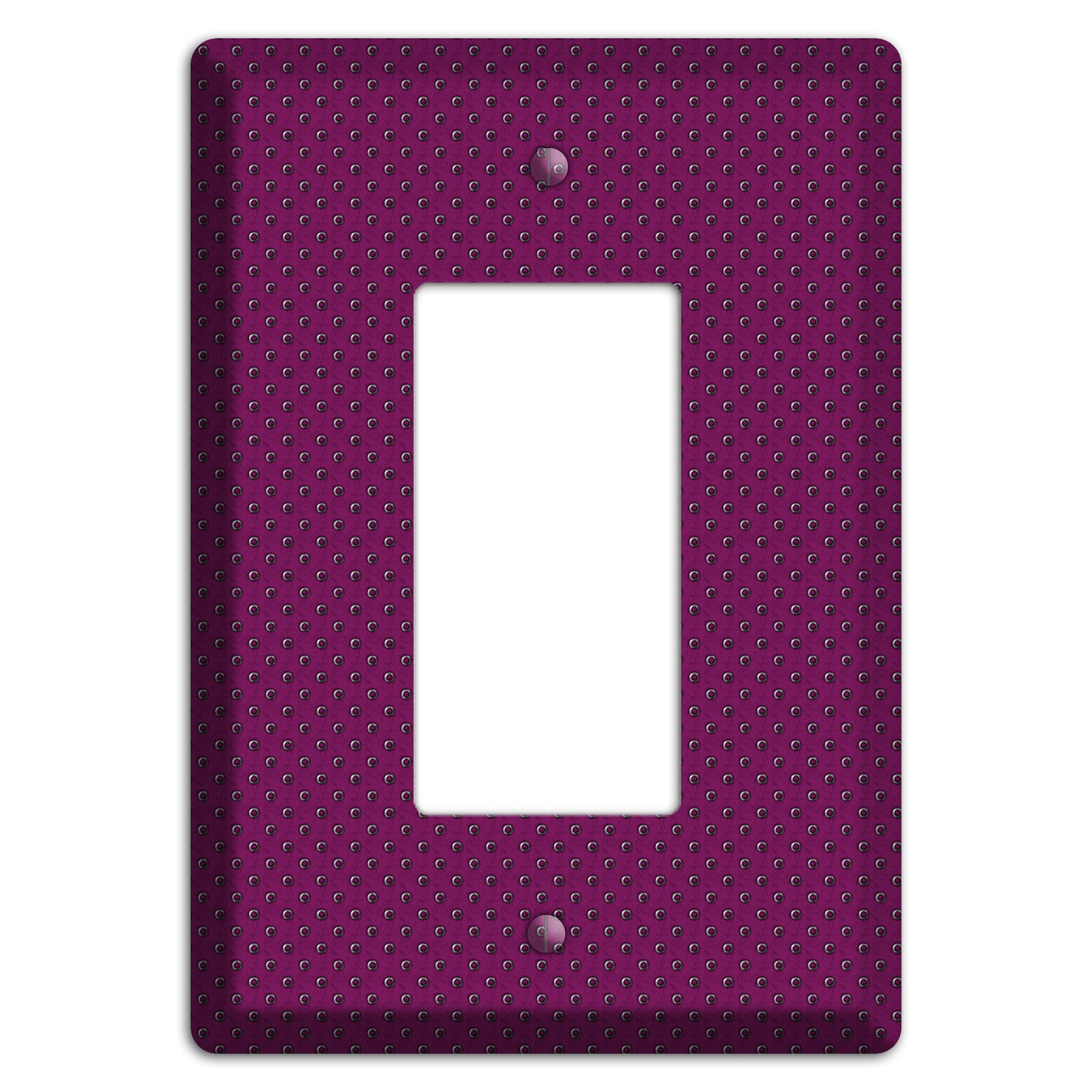 Purple Small Dots Rocker Wallplate