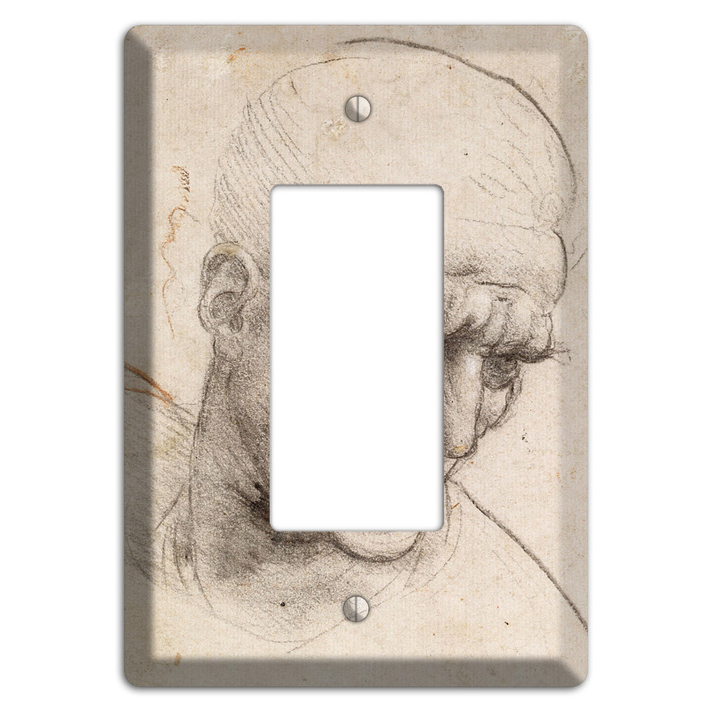 Da Vinci - Study of Two Warriors Rocker Wallplate