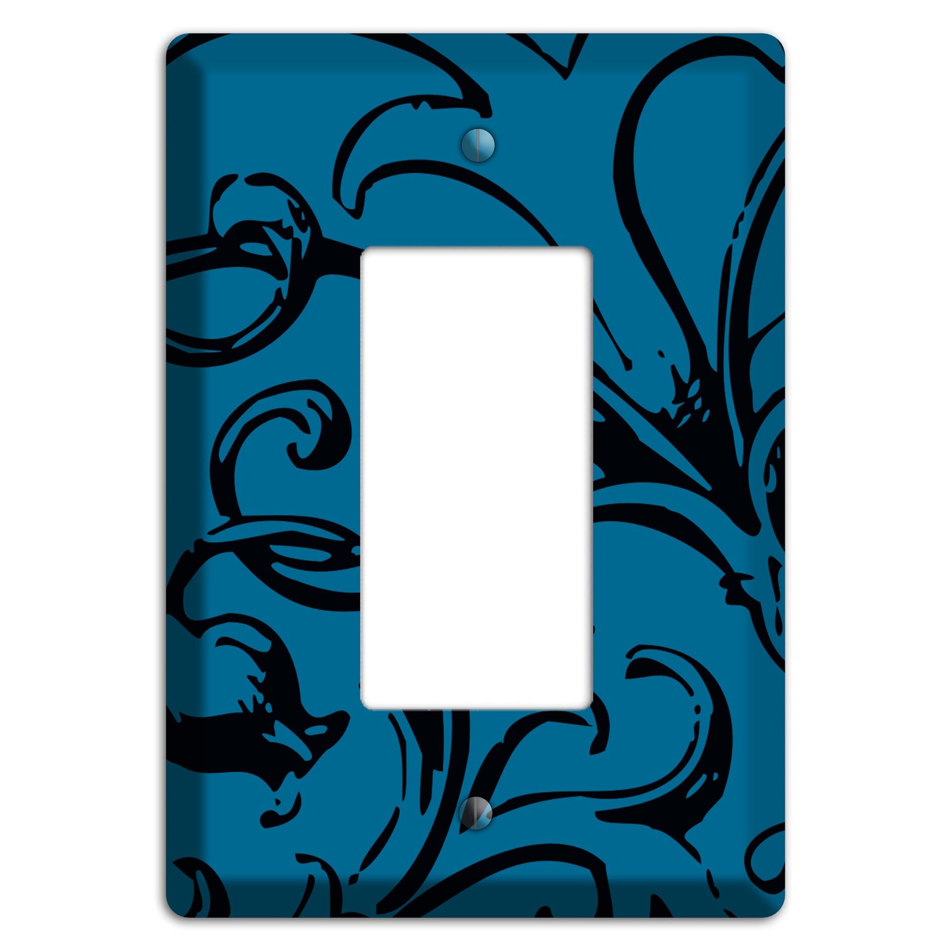 Victorian Blue Rocker Wallplate