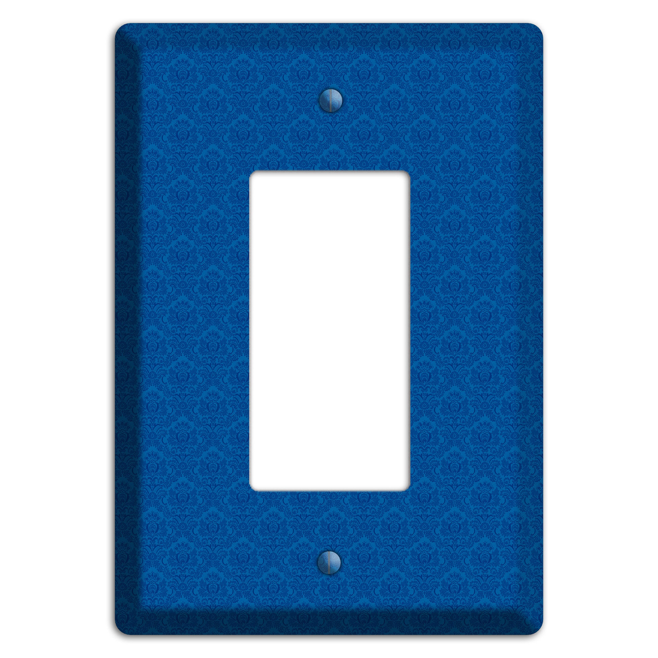 Blue Cartouche Rocker Wallplate