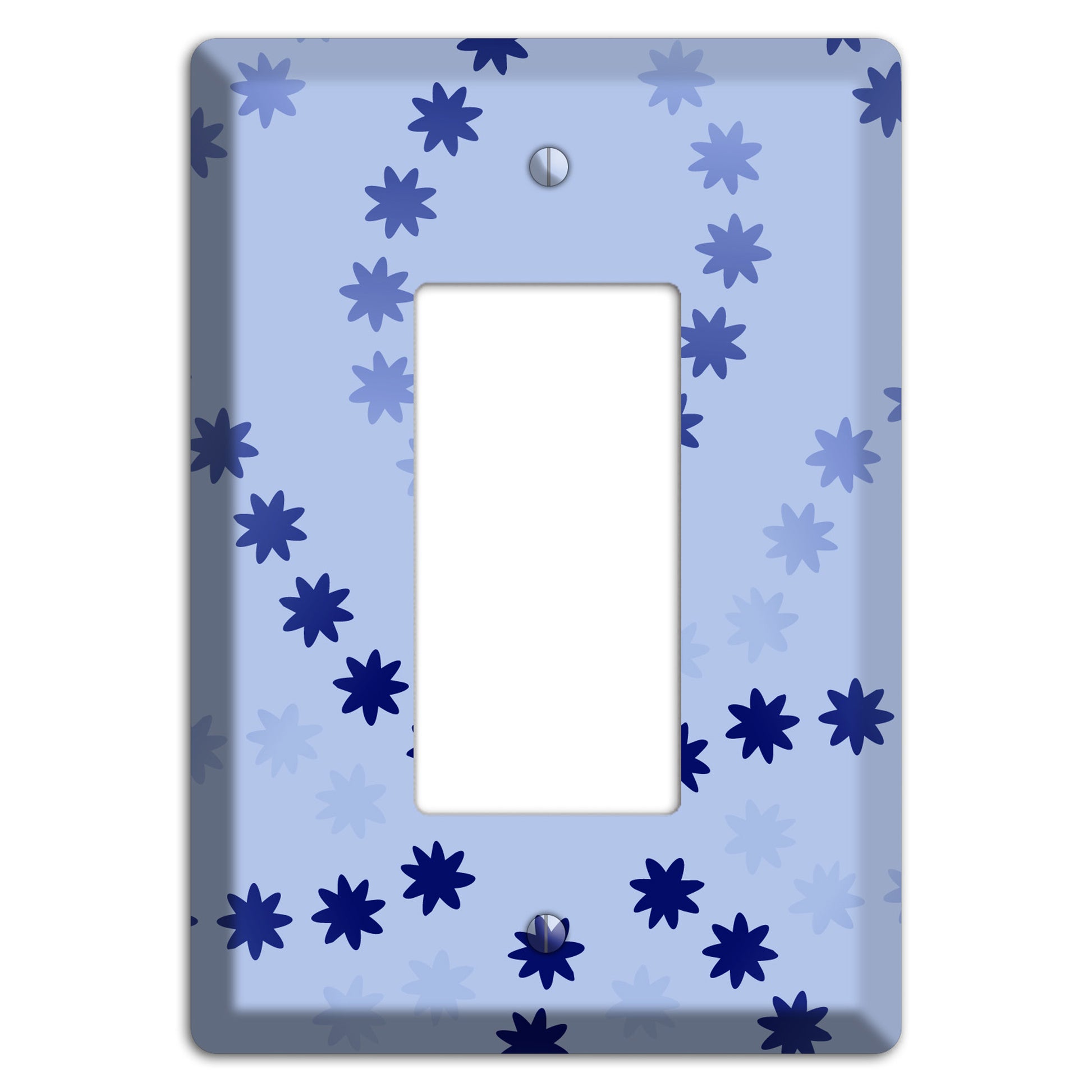 Periwinkle with Blue Constellation Rocker Wallplate