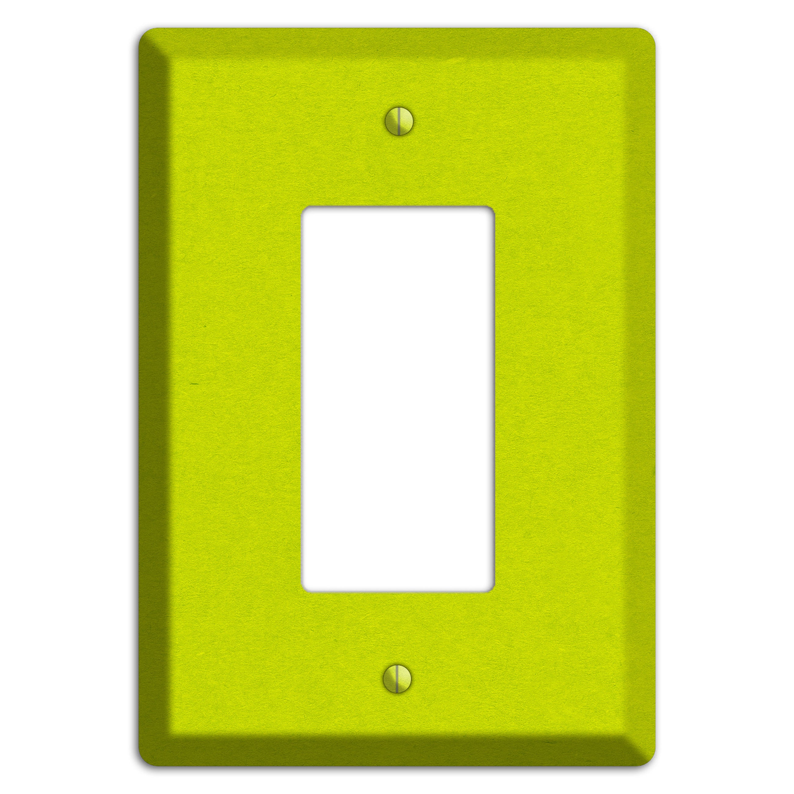 Electric Lime Kraft Rocker Wallplate