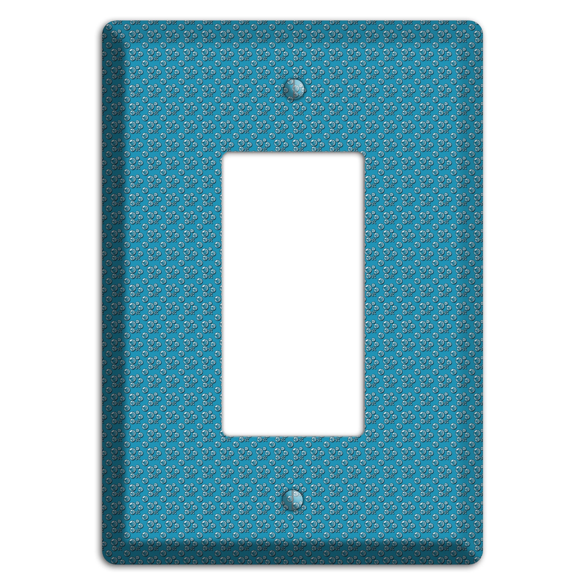 Blue Bubbles Rocker Wallplate