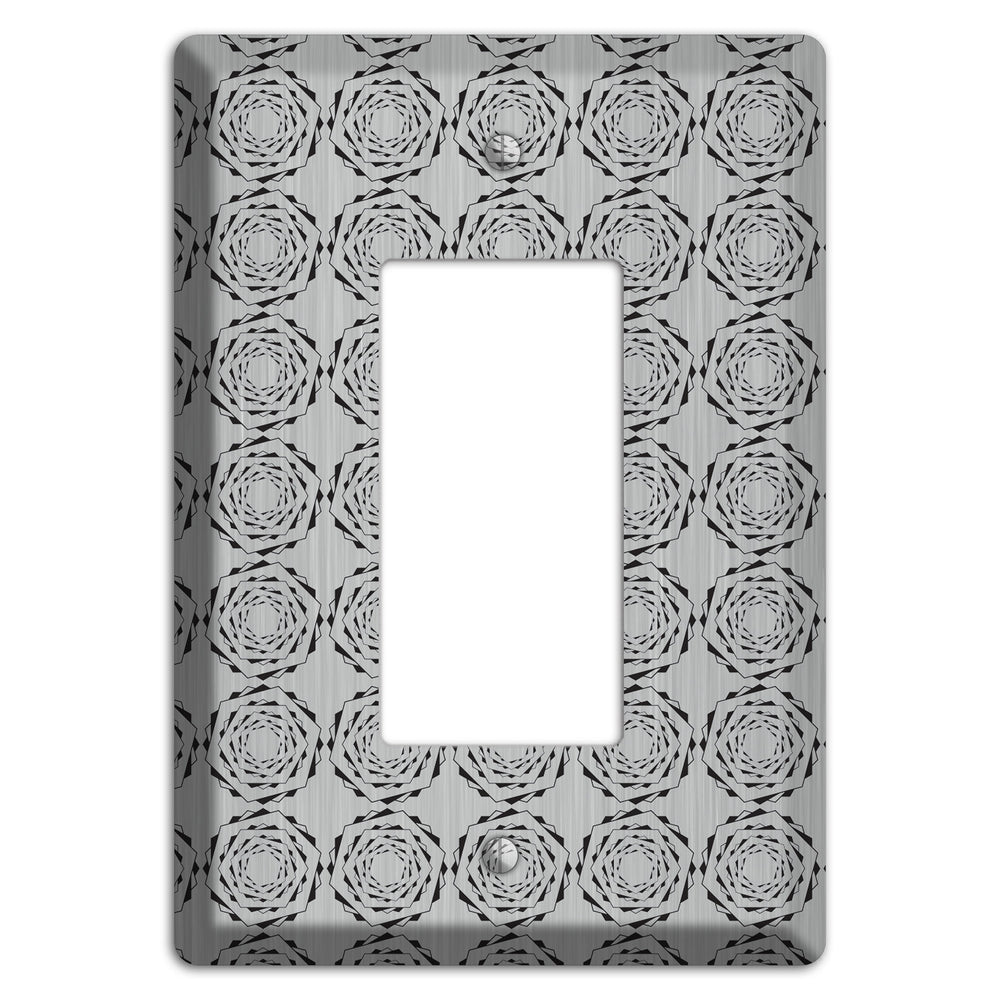 Hexagon Rotation Stainless Steel Rocker Wallplate