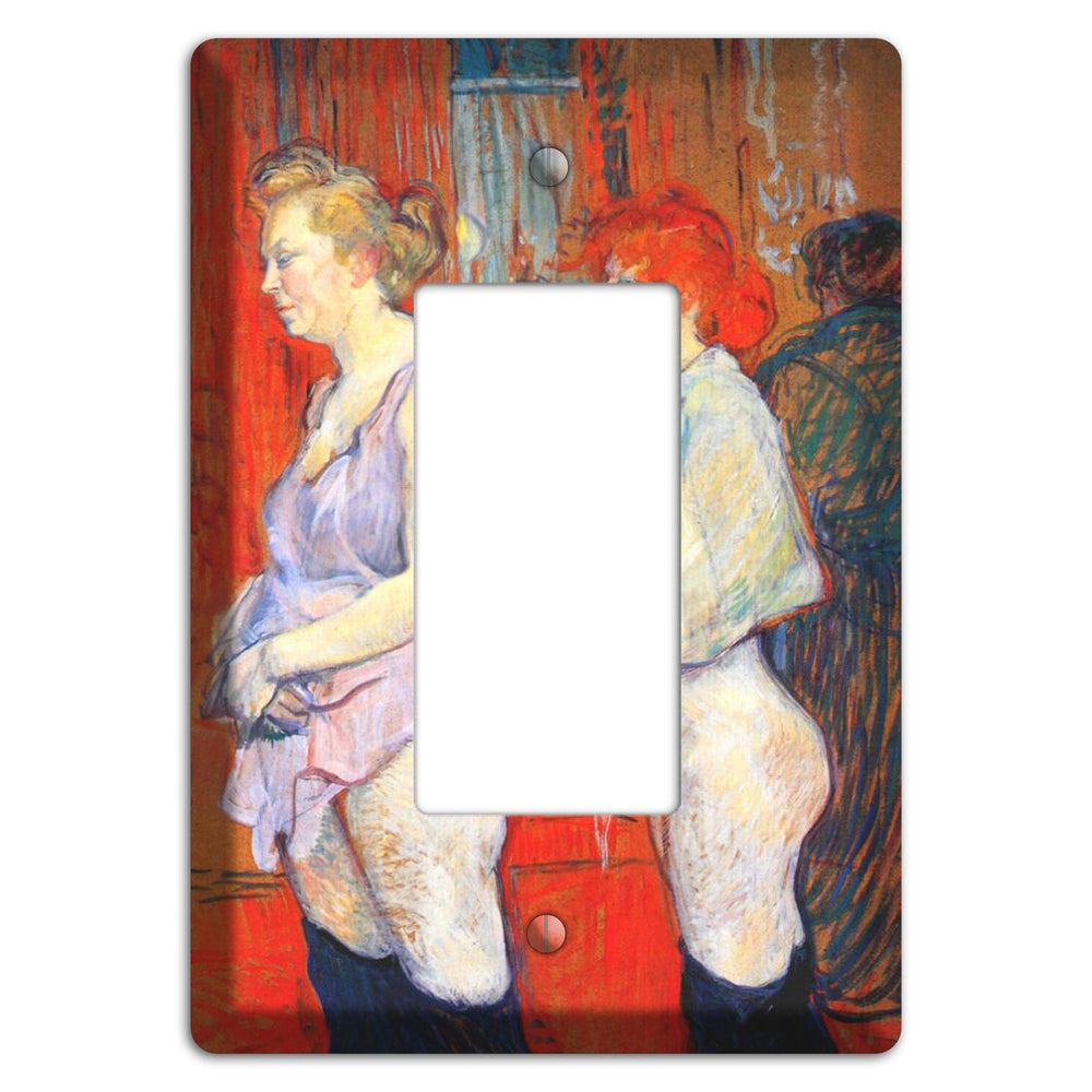 Medical Inspection Vintage Poster Rocker Wallplate