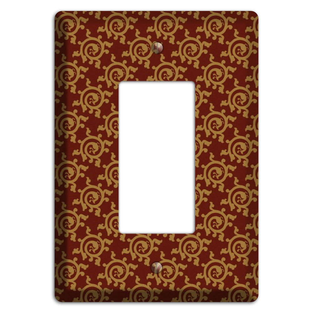 Asian Swirl Pattern Rocker Wallplate