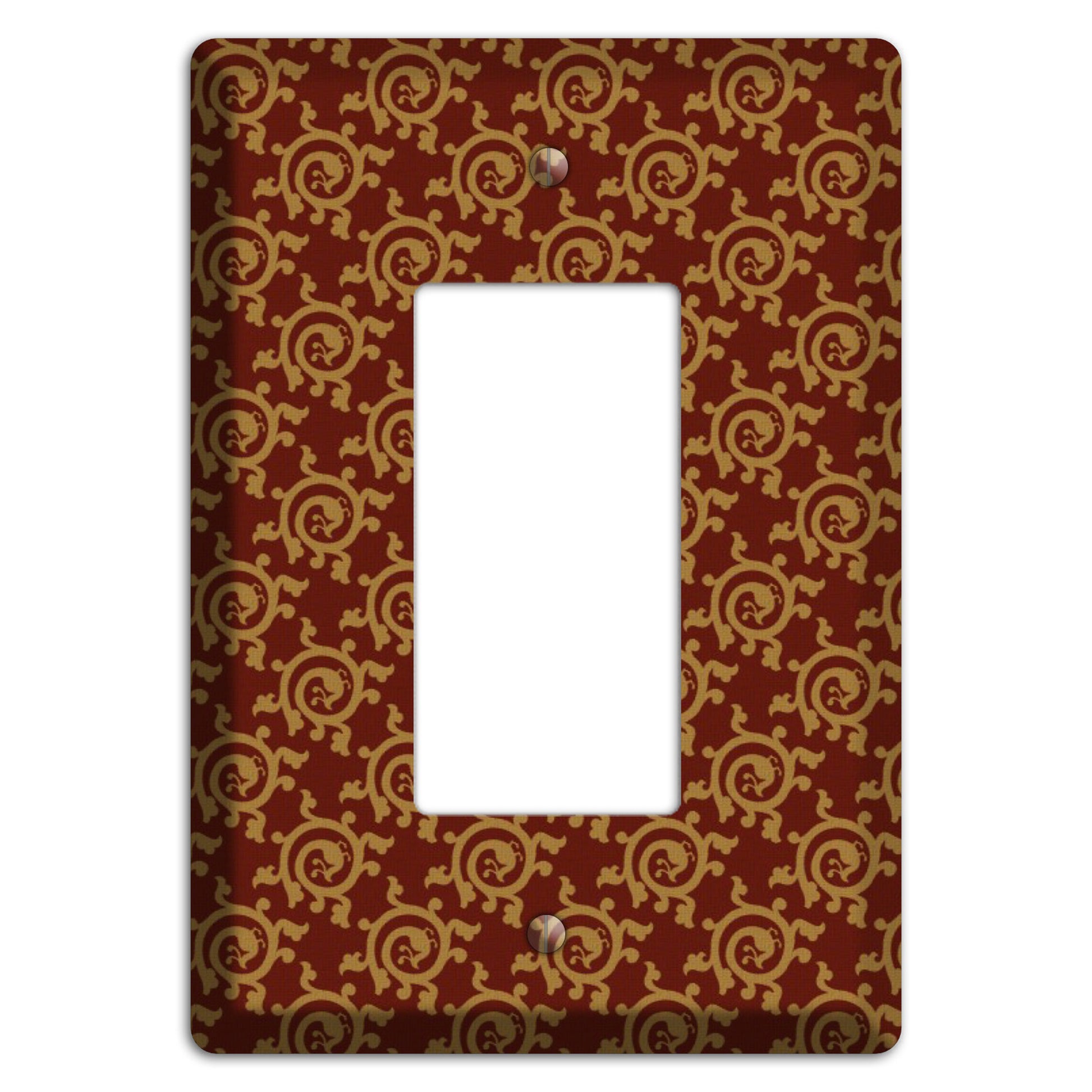 Asian Swirl Pattern Rocker Wallplate