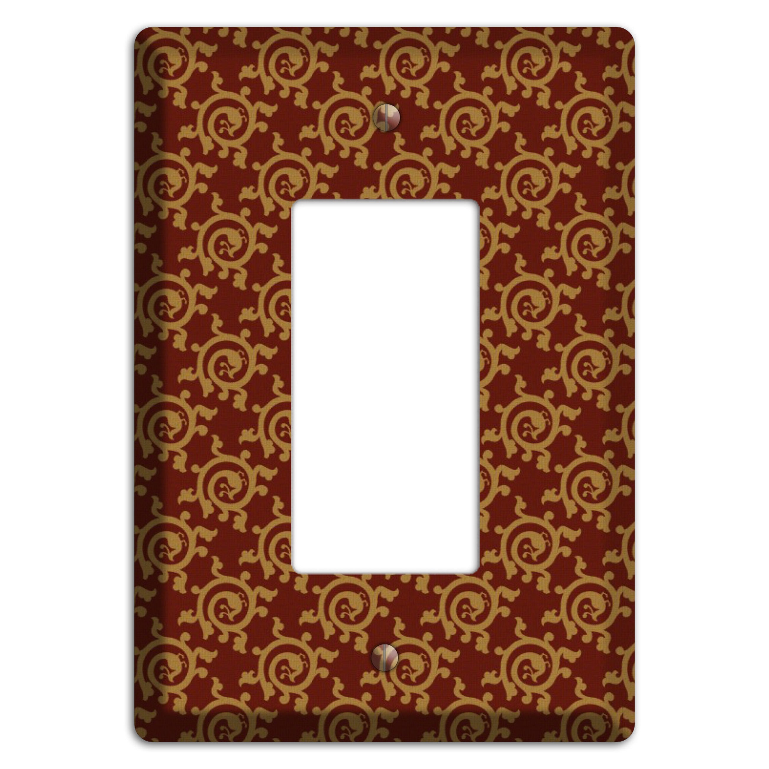 Asian Swirl Pattern Rocker Wallplate