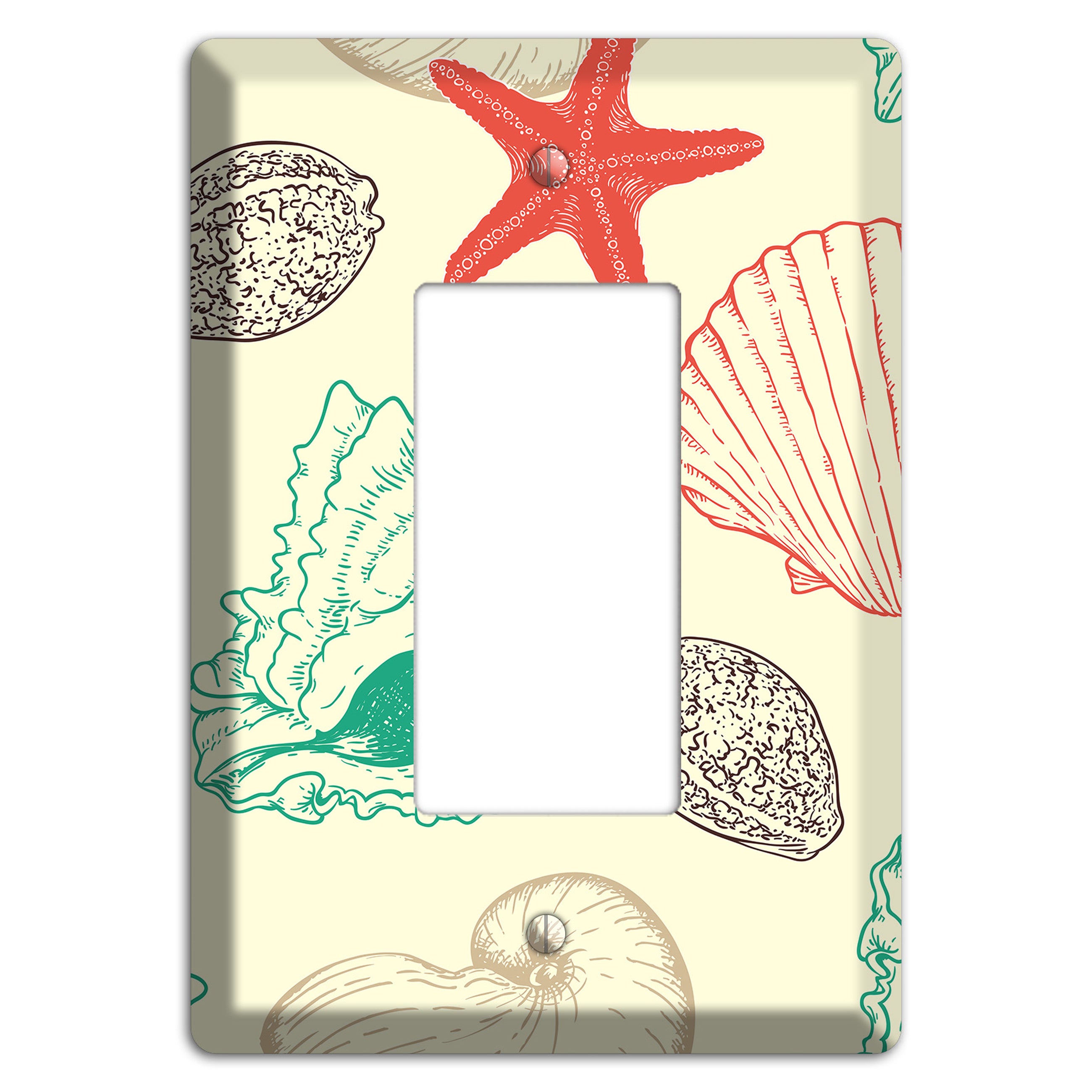 Shells 2 Rocker Wallplate