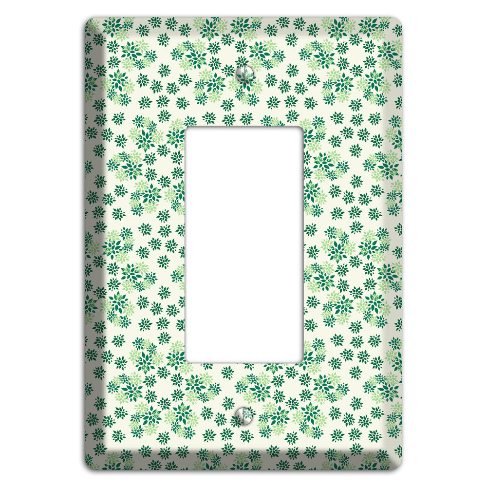 Multi Green Calico Rocker Wallplate