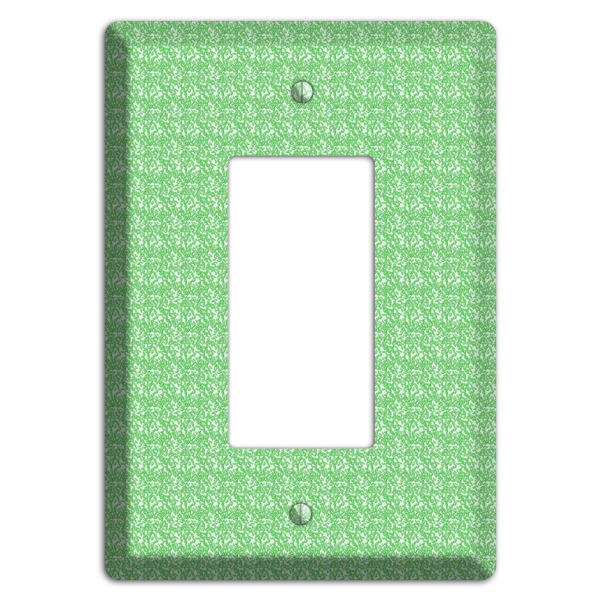 Green Pattern Rocker Wallplate
