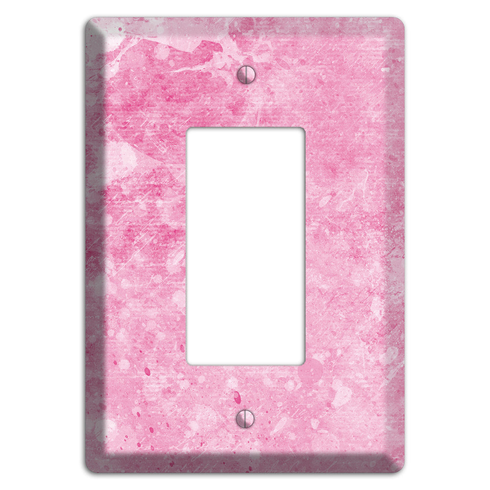 Wewak Pink Texture Rocker Wallplate