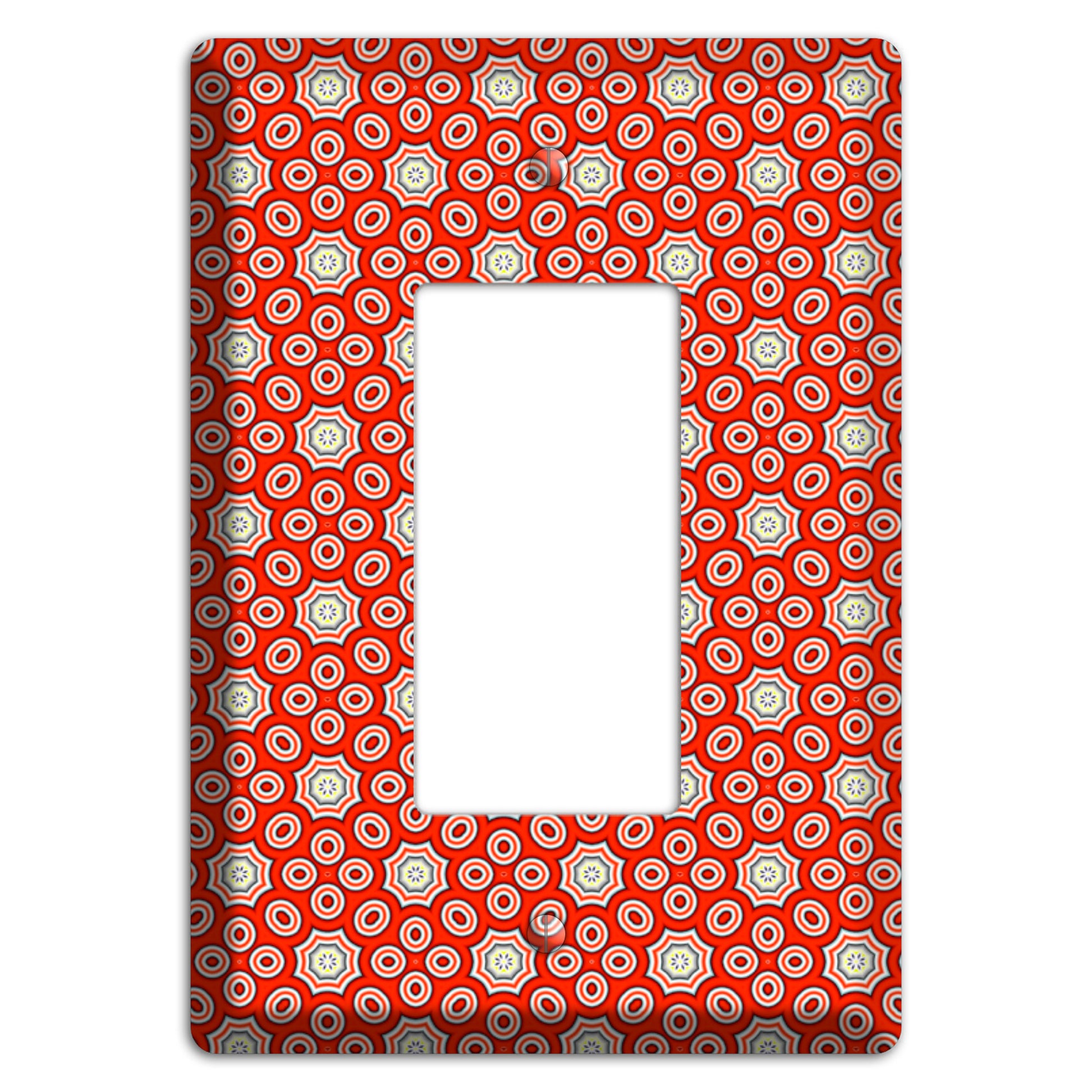 Red Foulard 3 Rocker Wallplate