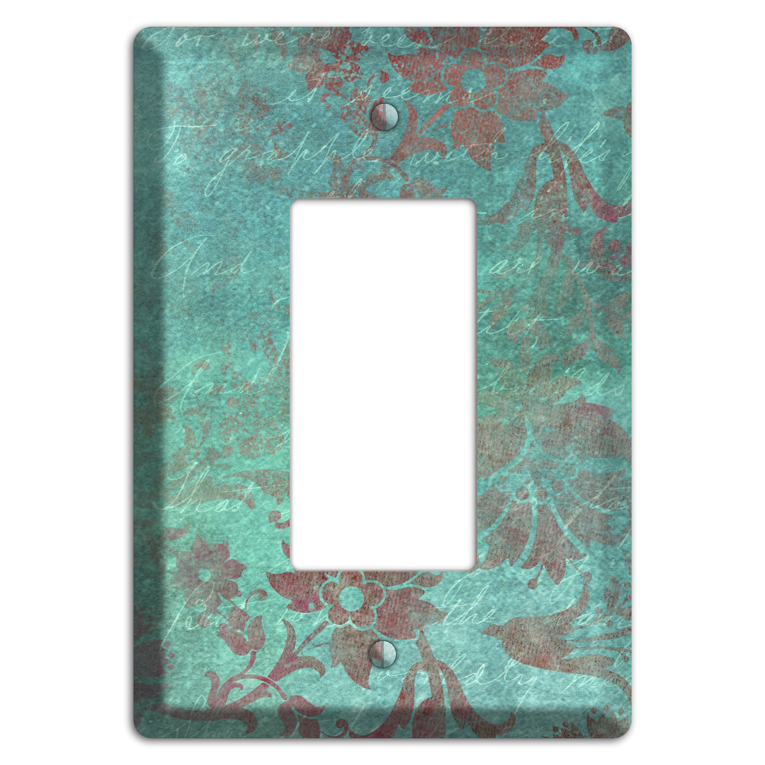 Sea Nymph Whimsical Damask Rocker Wallplate