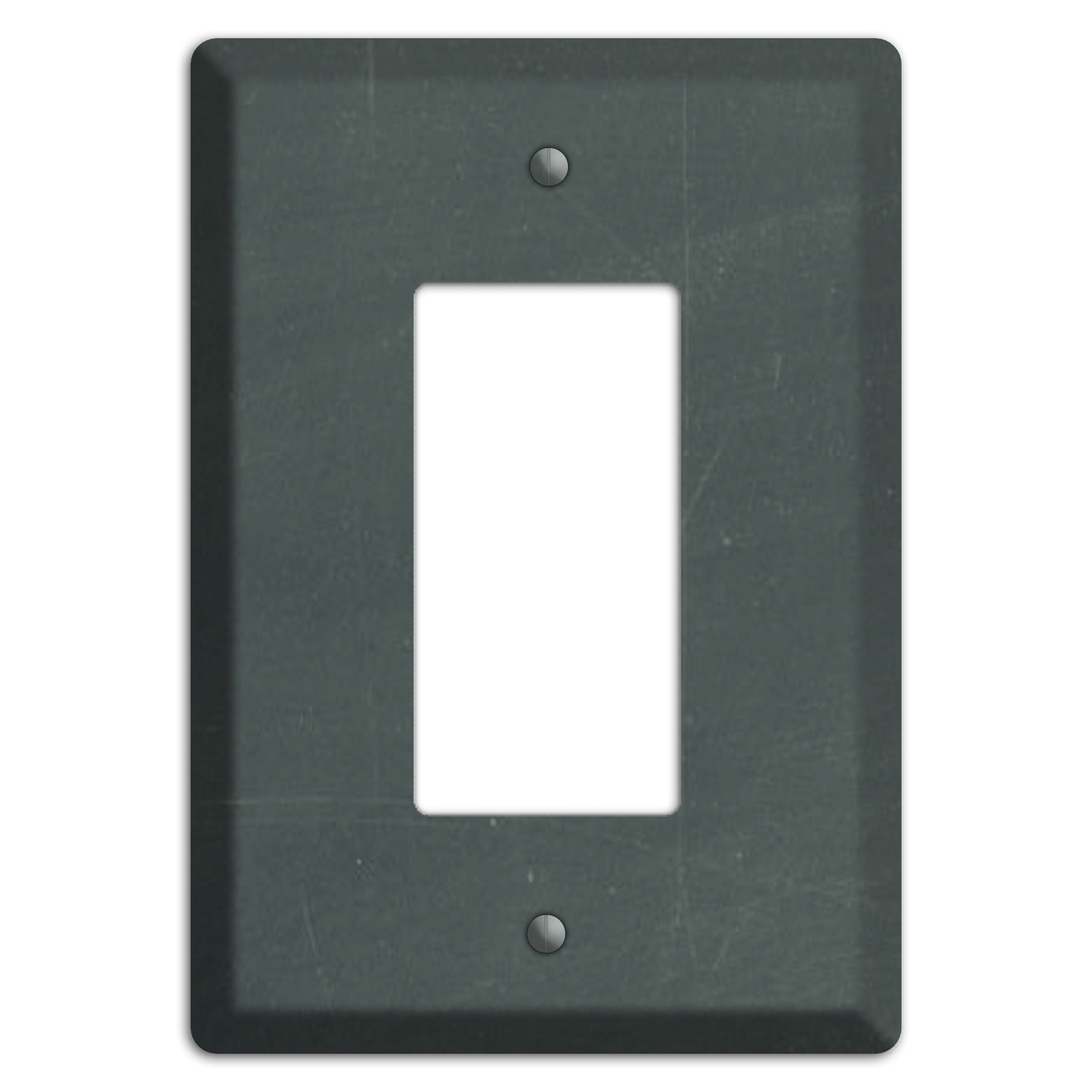 Chalk Dark Grey Rocker Wallplate