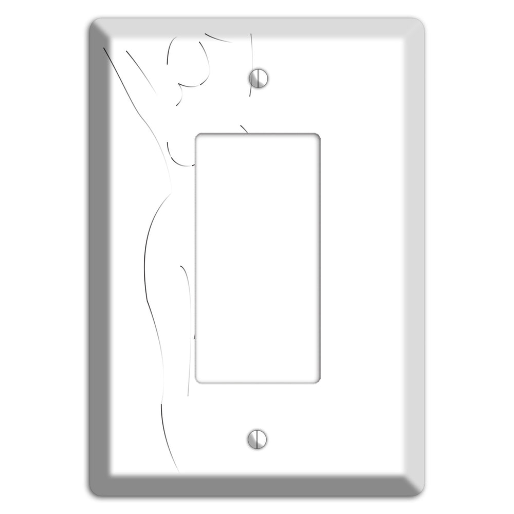 Abstract Nude Rocker Wallplate