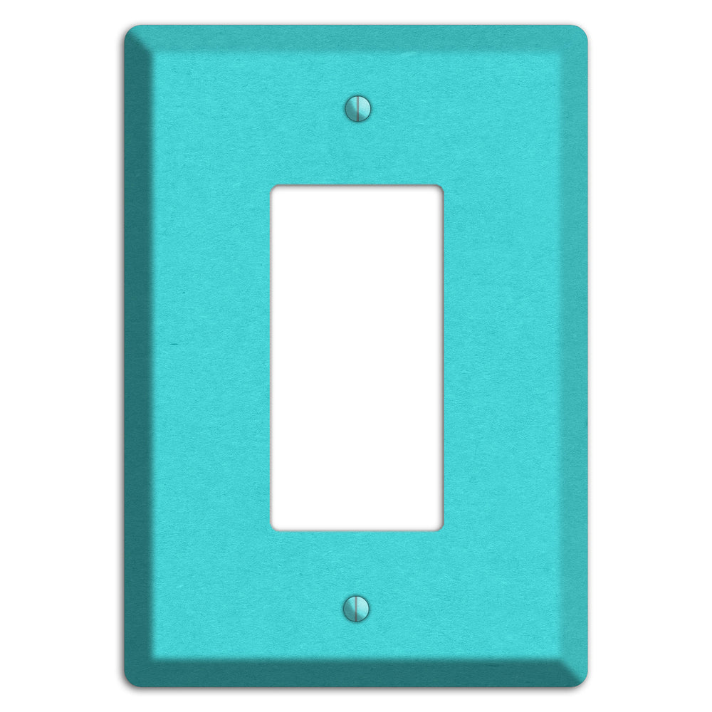 Turquoise Kraft Rocker Wallplate