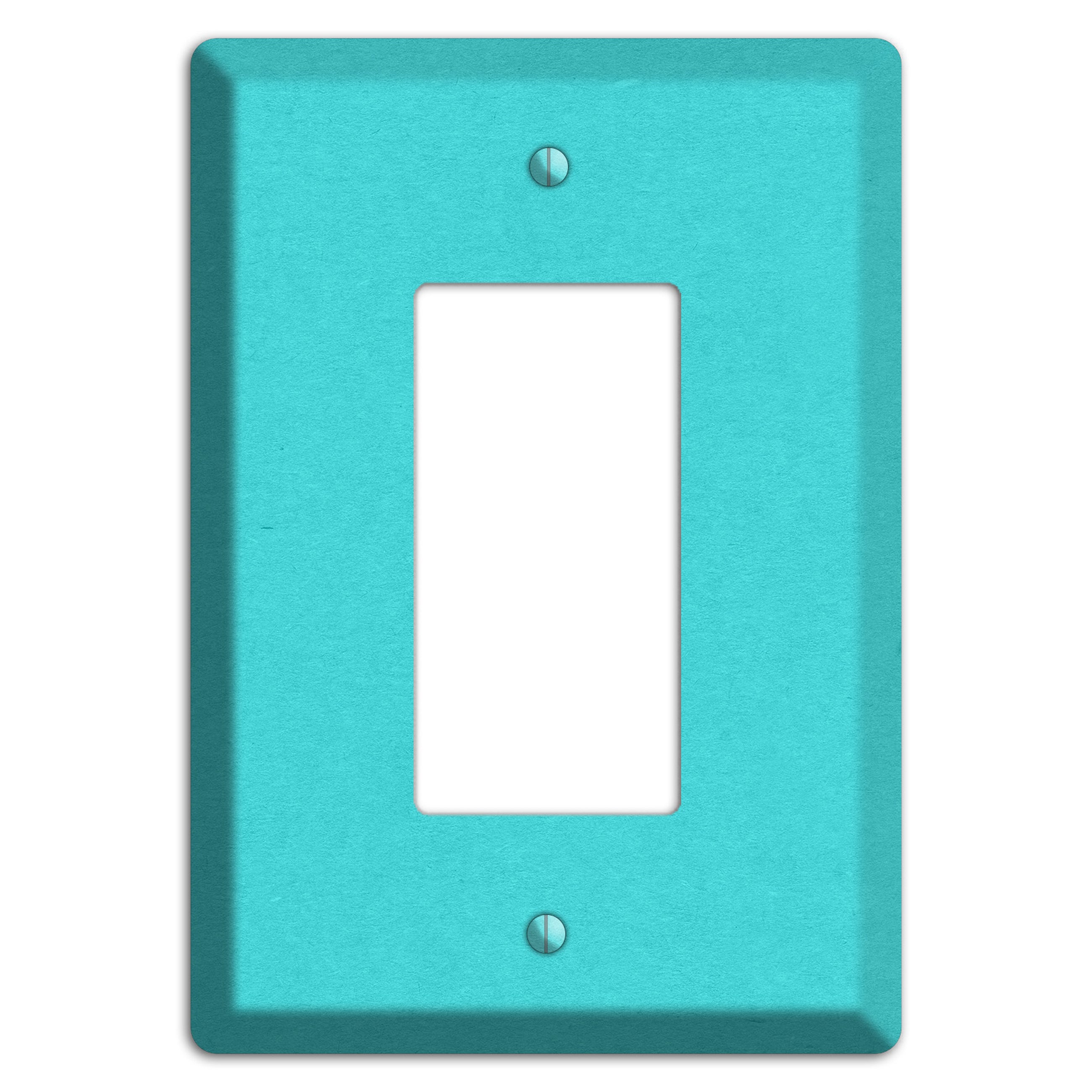 Turquoise Kraft Rocker Wallplate