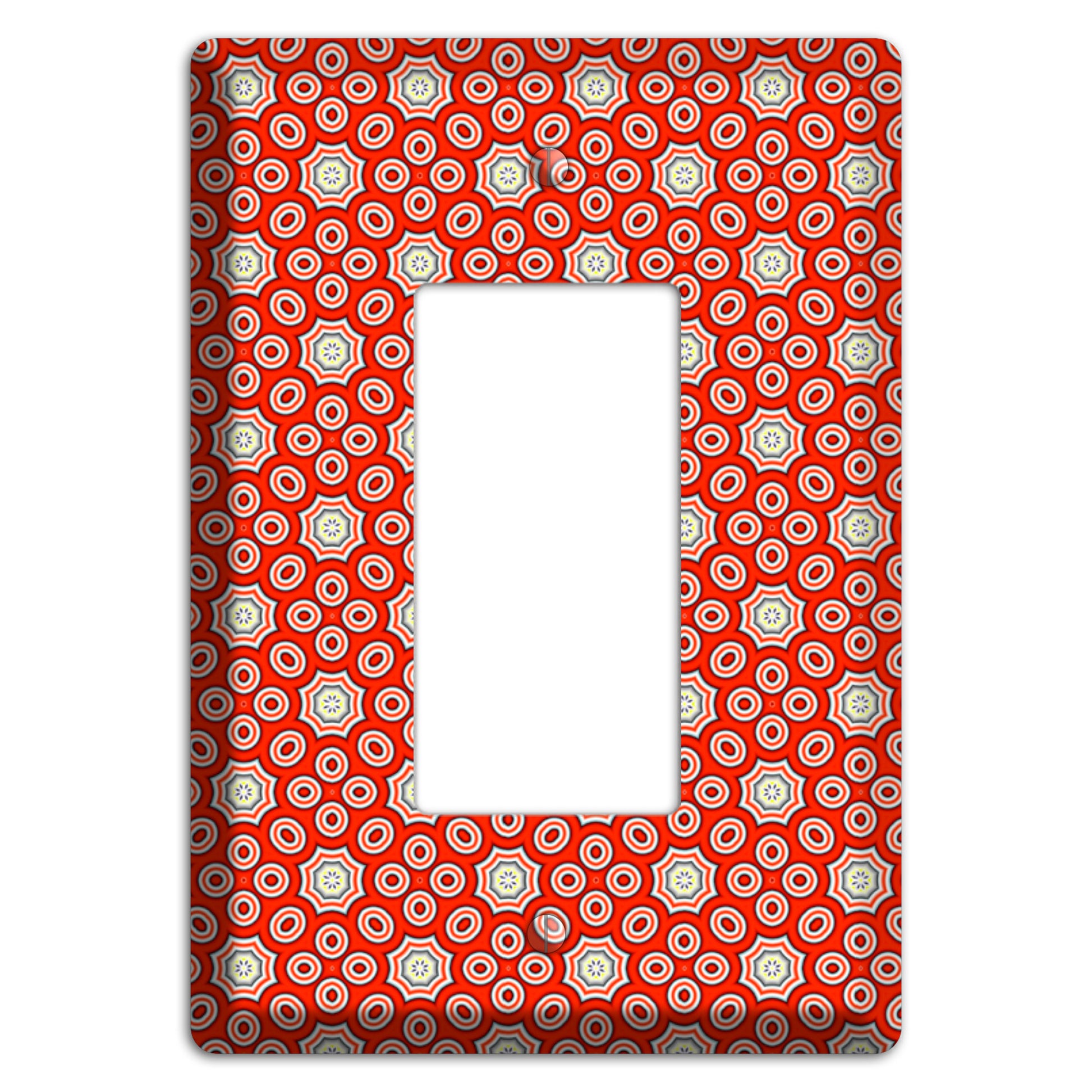 Red Foulard Rocker Wallplate