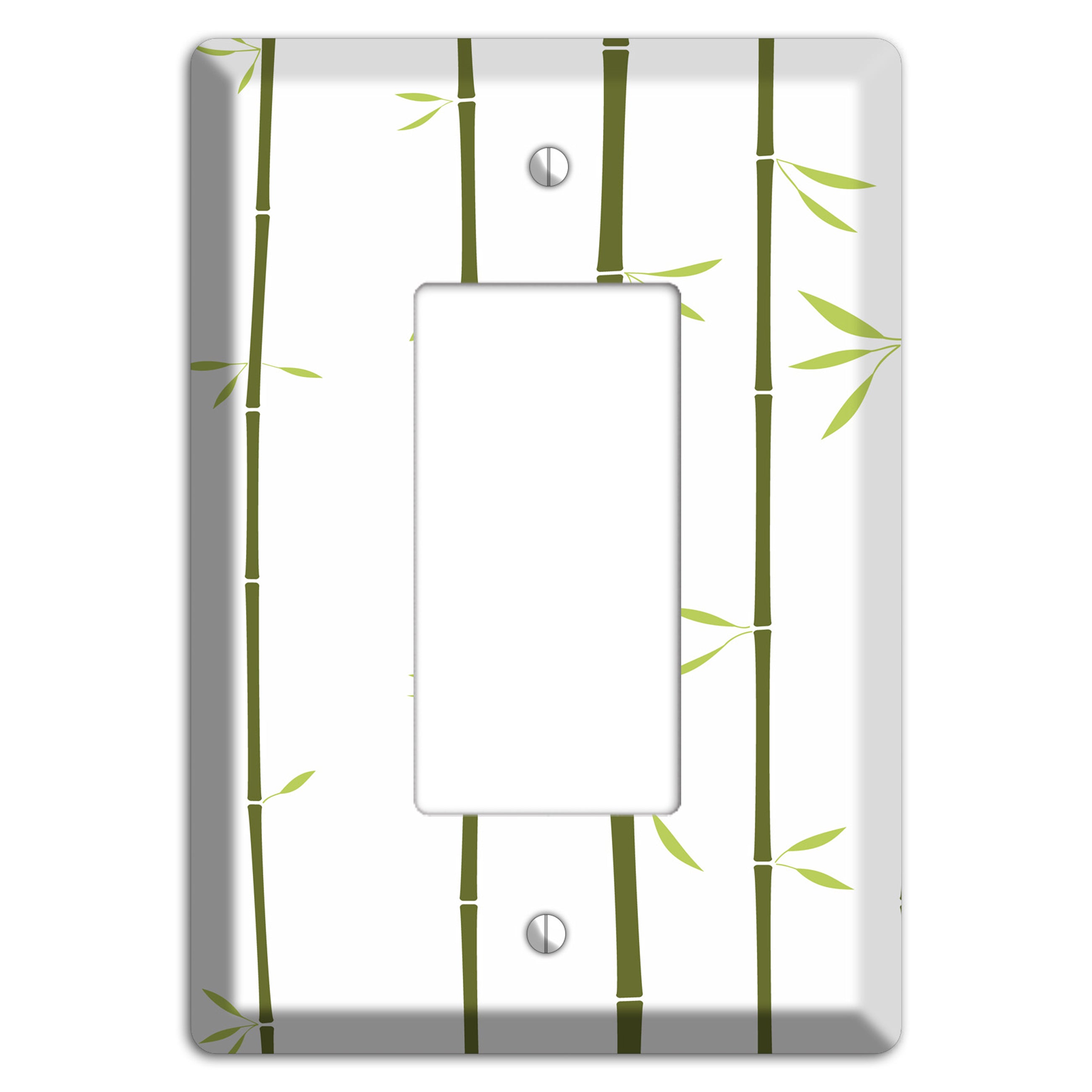 Green Bamboo Rocker Wallplate