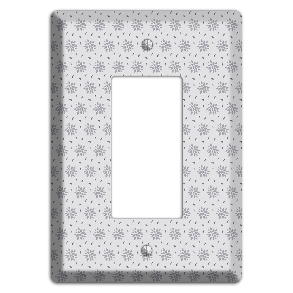 Multi Grey Calico Rocker Wallplate