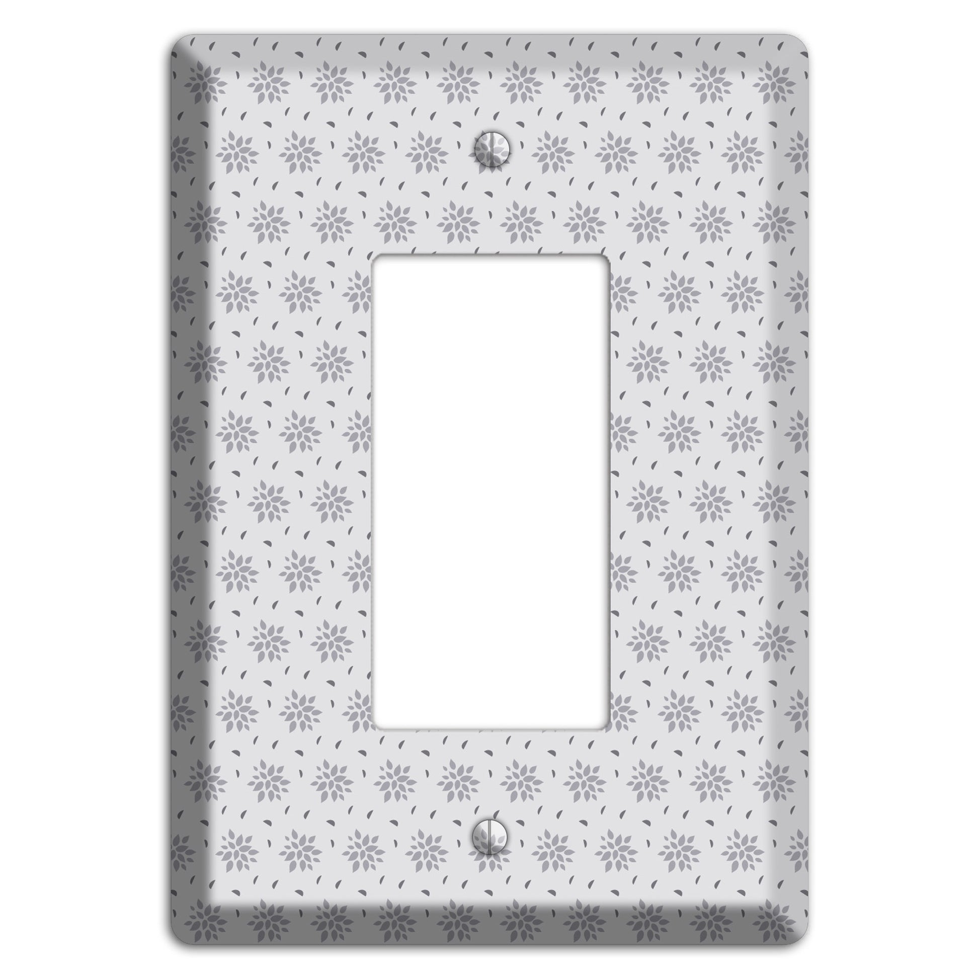 Multi Grey Calico Rocker Wallplate