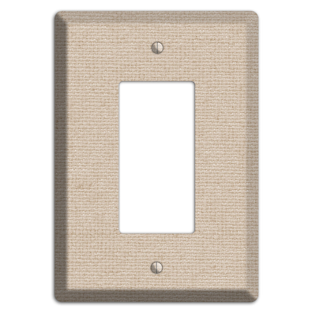 Vanilla Neutral Texture Rocker Wallplate