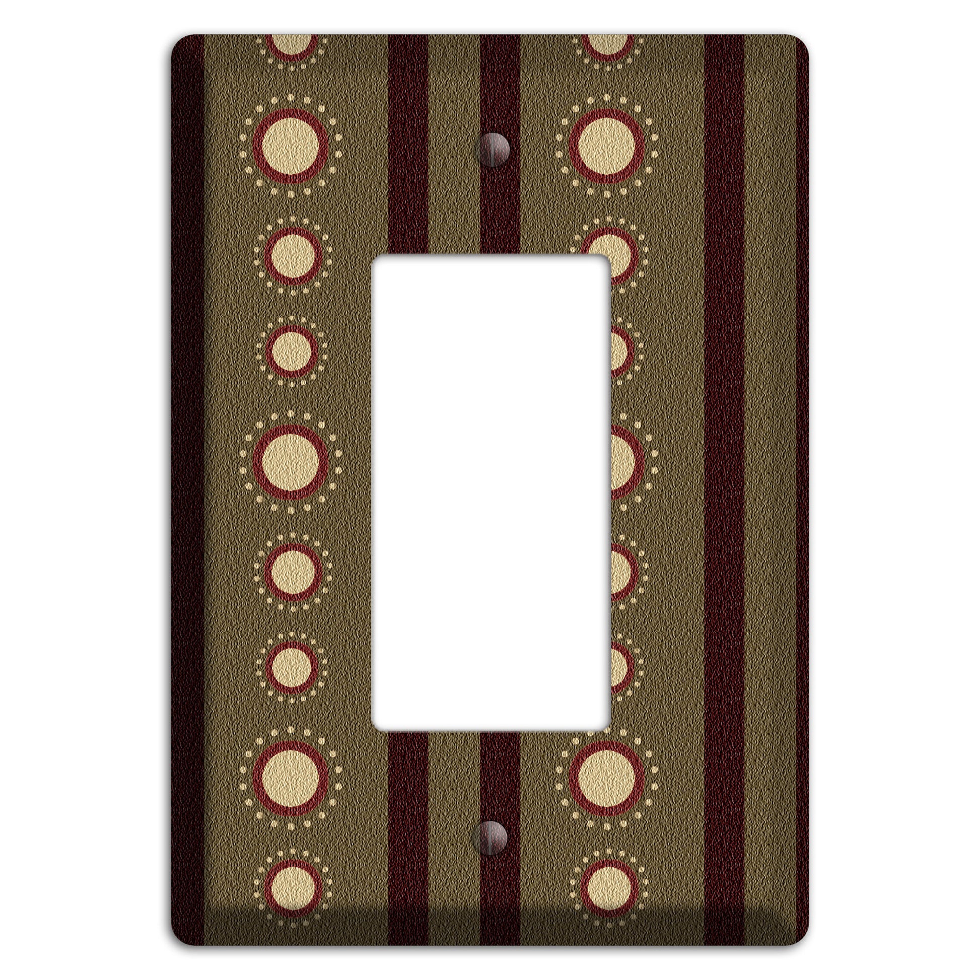 Multi Brown Suzani Rocker Wallplate