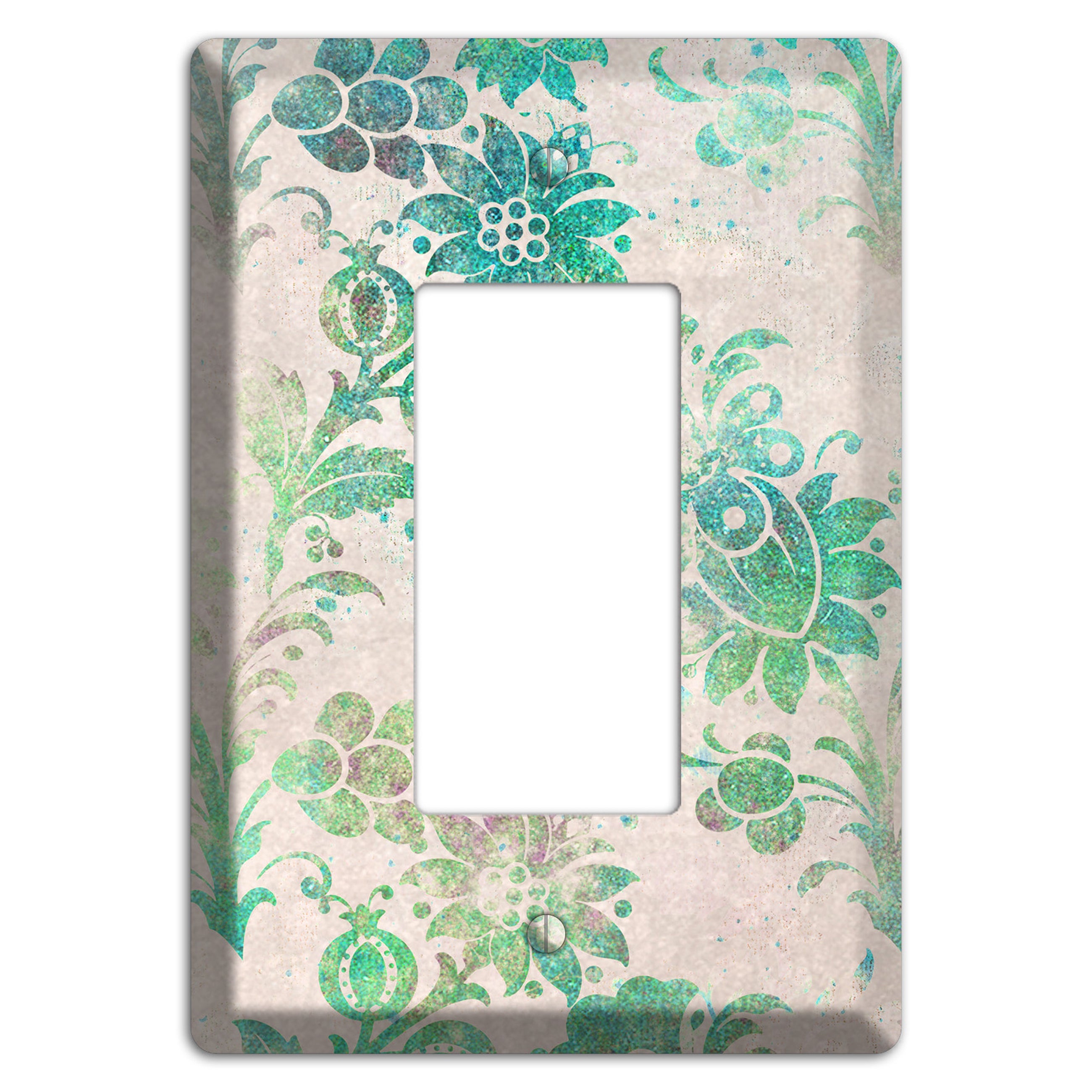 Acapulco Whimsical Damask Rocker Wallplate