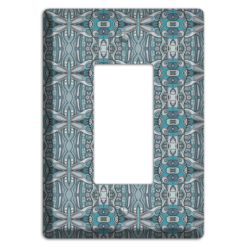 Blue Tapestry Rocker Wallplate