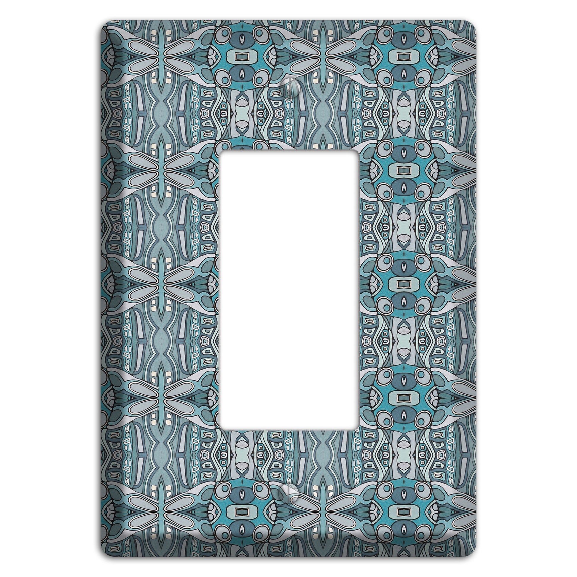 Blue Tapestry Rocker Wallplate