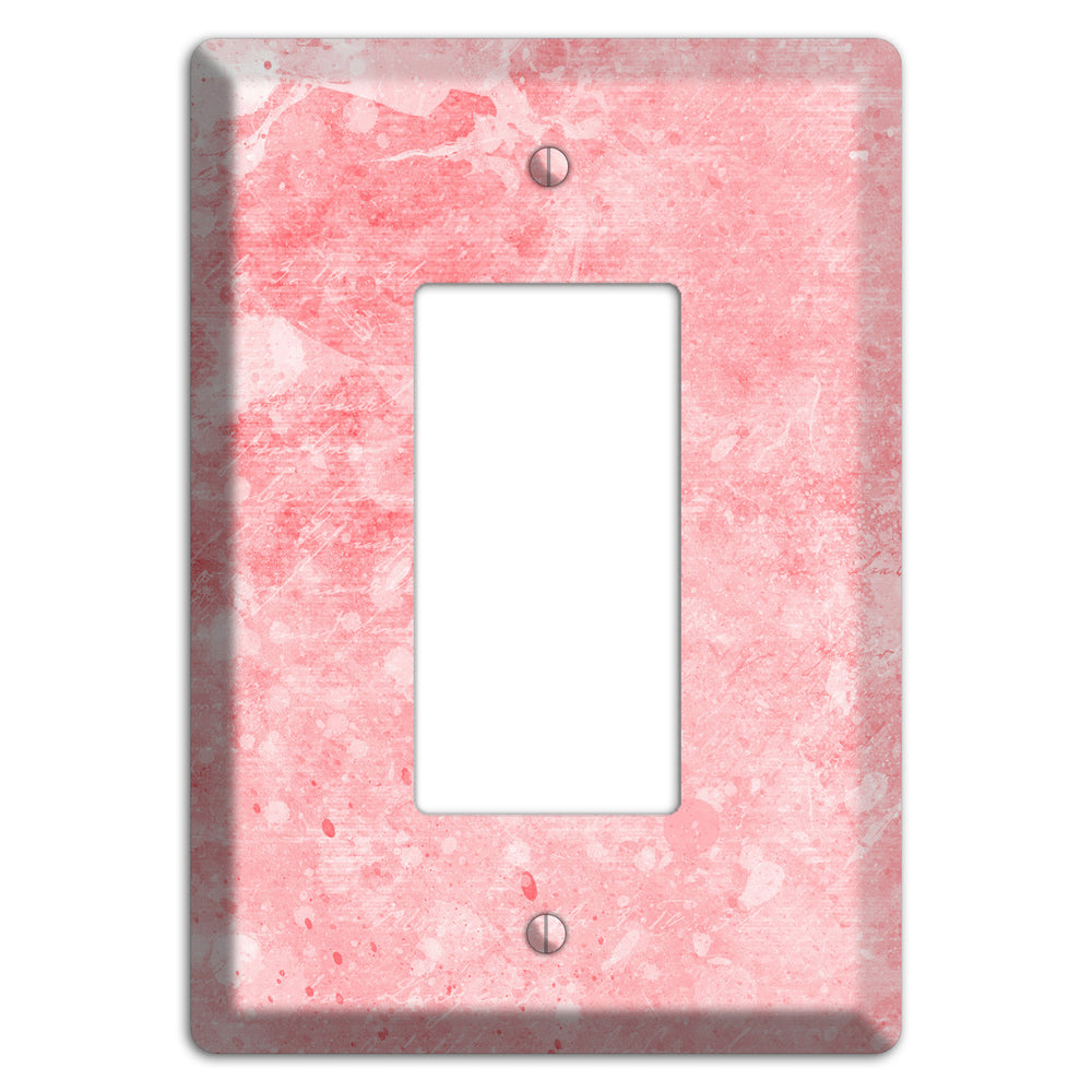 Rose Fog Soft Coral Rocker Wallplate