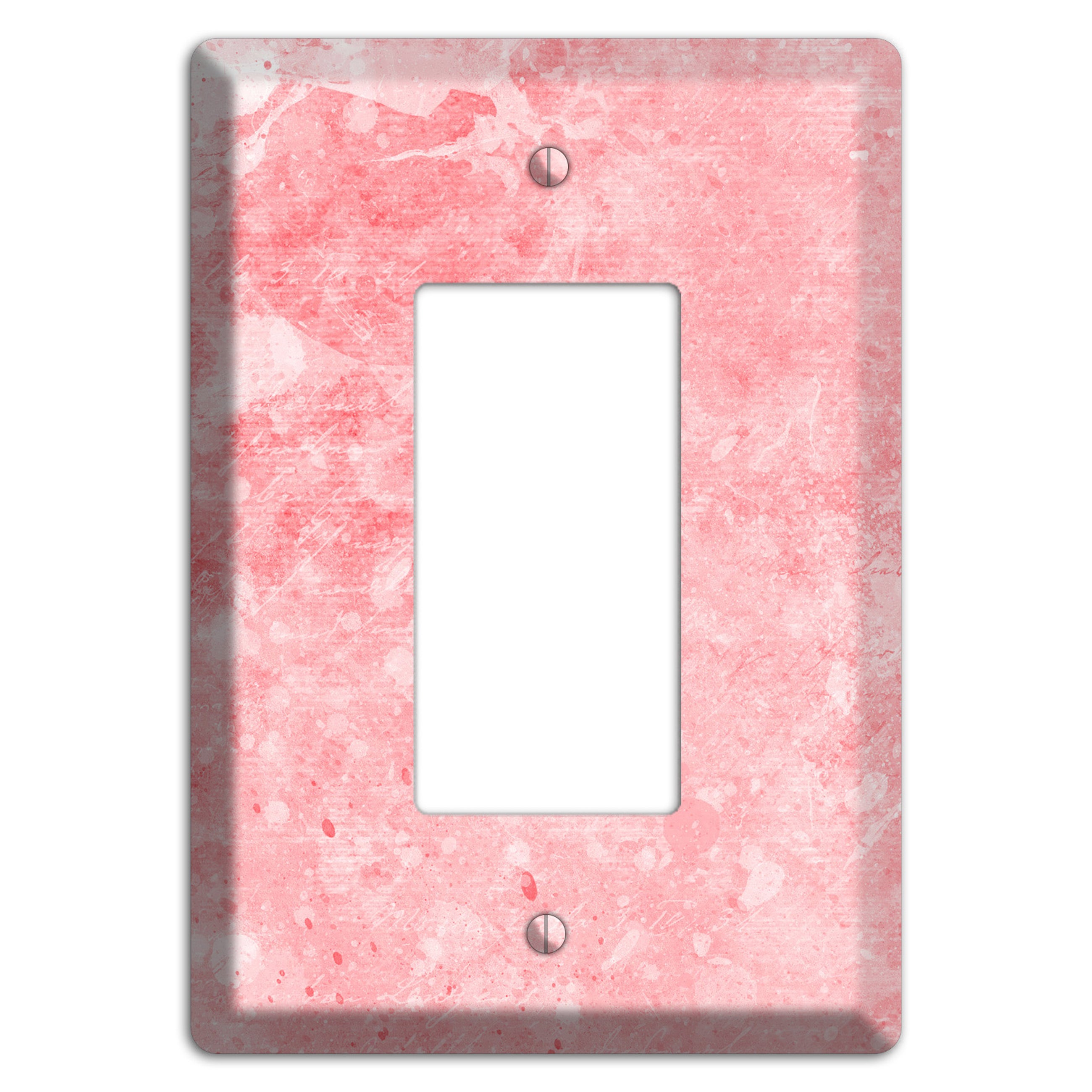 Rose Fog Soft Coral Rocker Wallplate