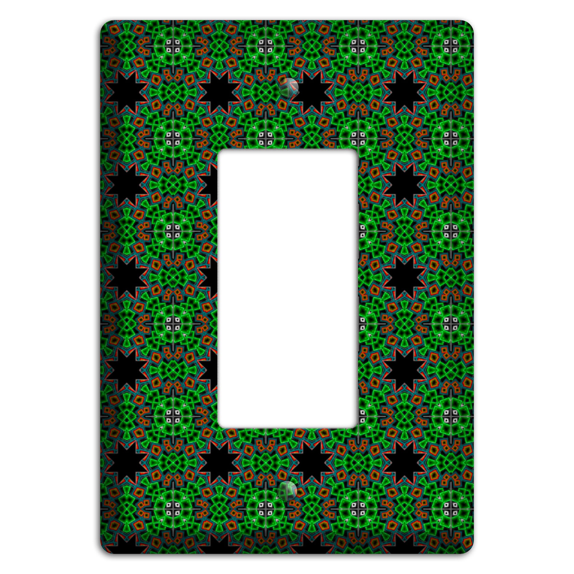 Green Foulard 2 Rocker Wallplate