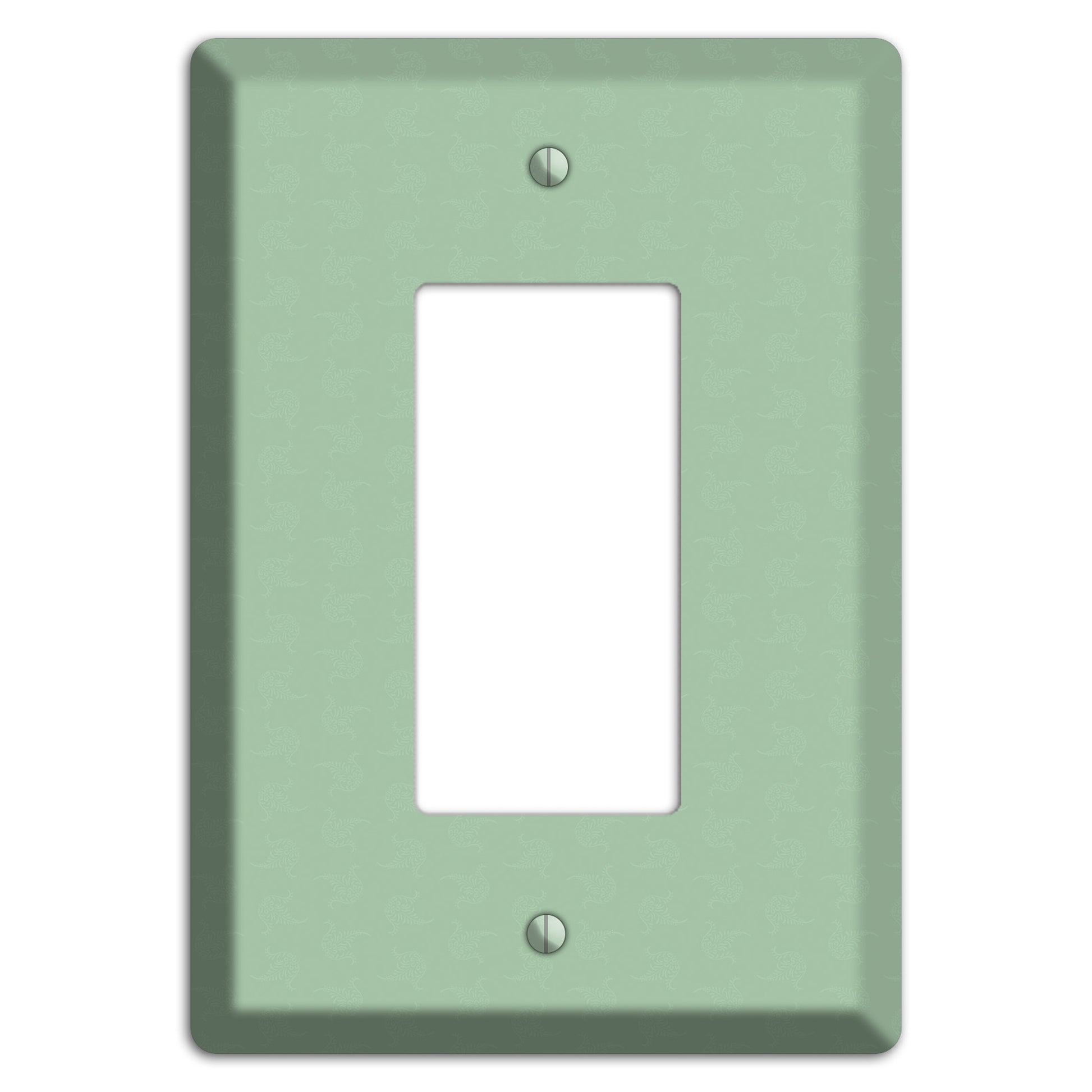 Sage Tiny Cartouche Rocker Wallplate