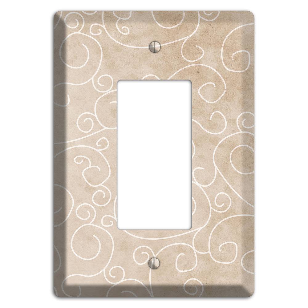 Wafer Neutral Texture Rocker Wallplate