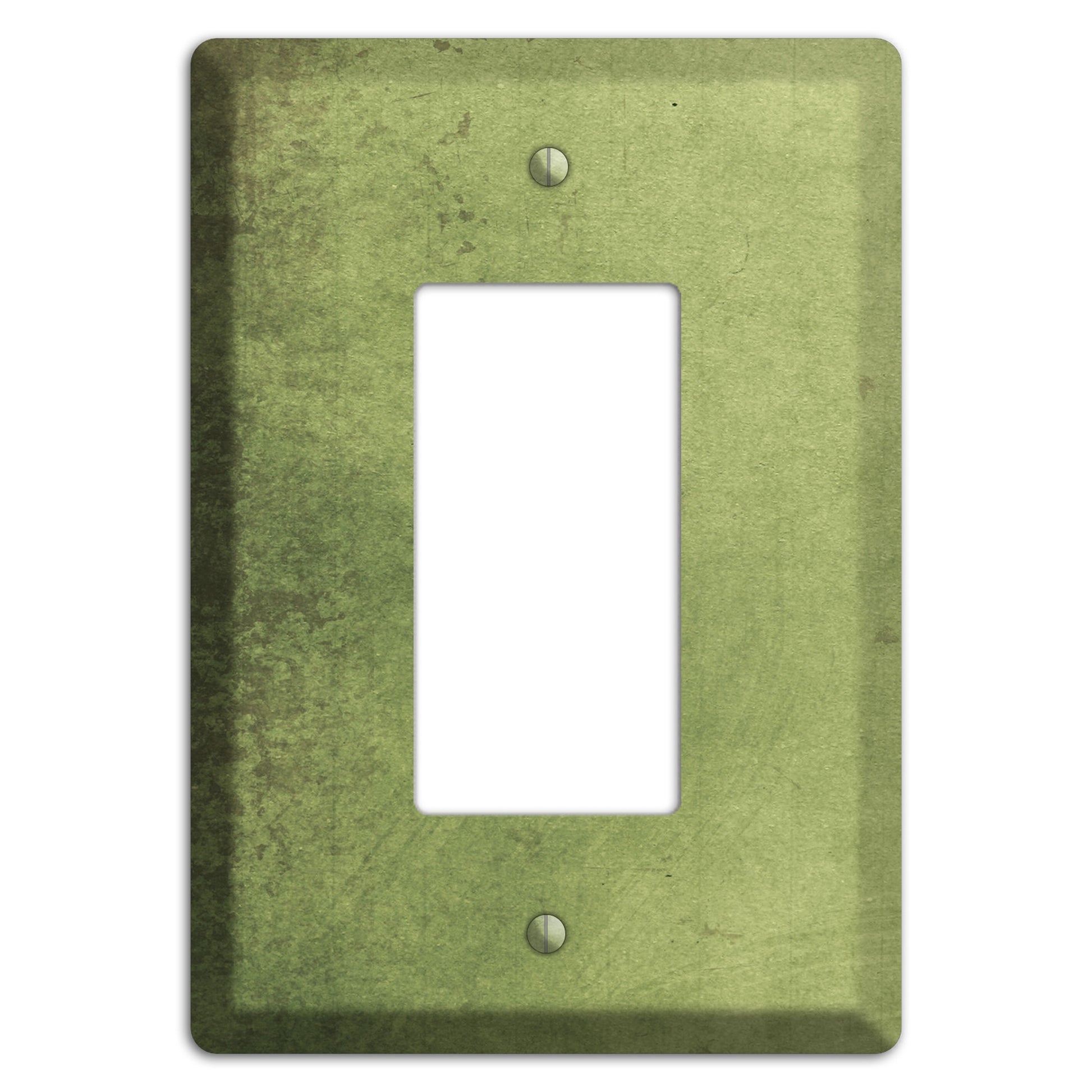 Green Smoke Vintage Grunge Rocker Wallplate