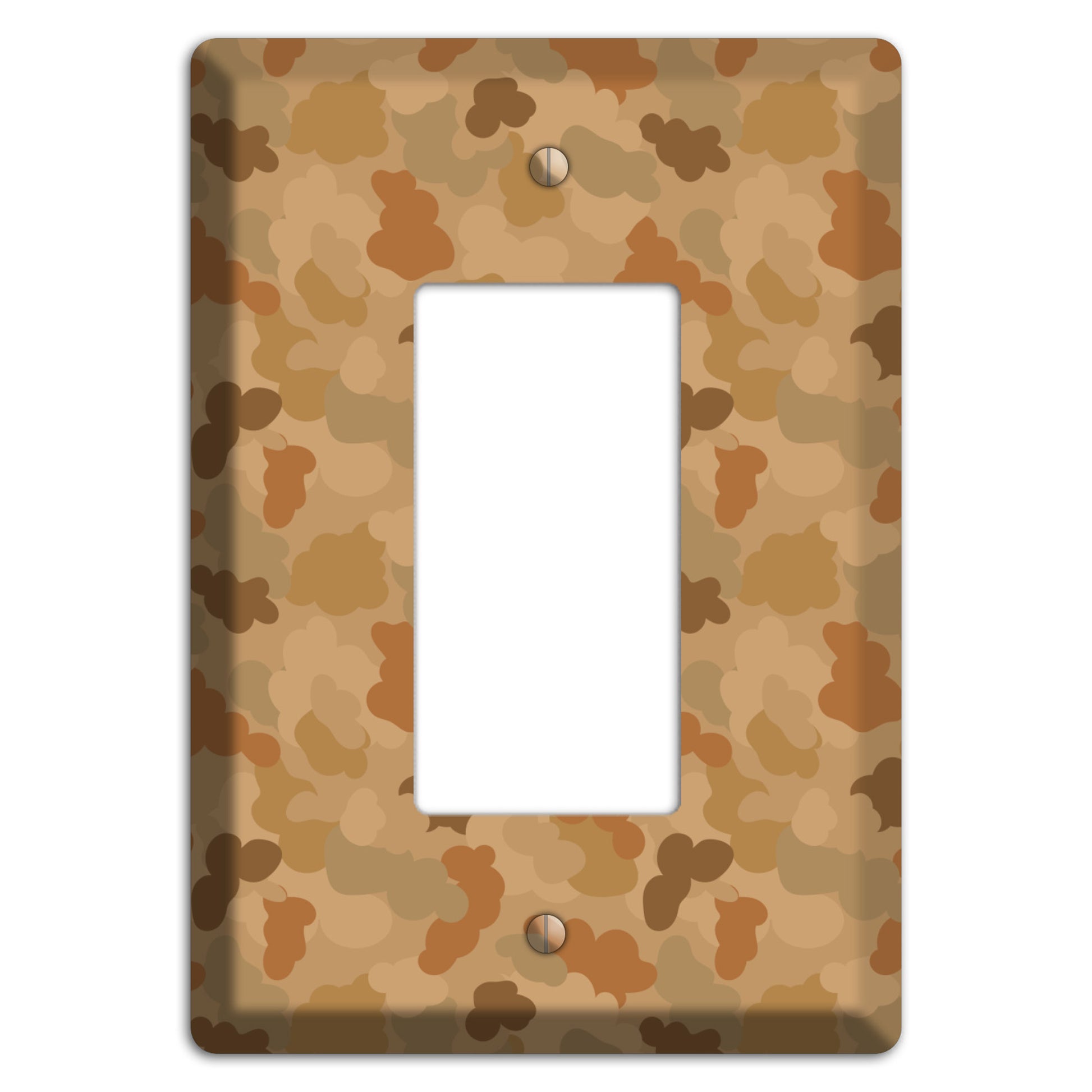 Clouds Camo Rocker Wallplate