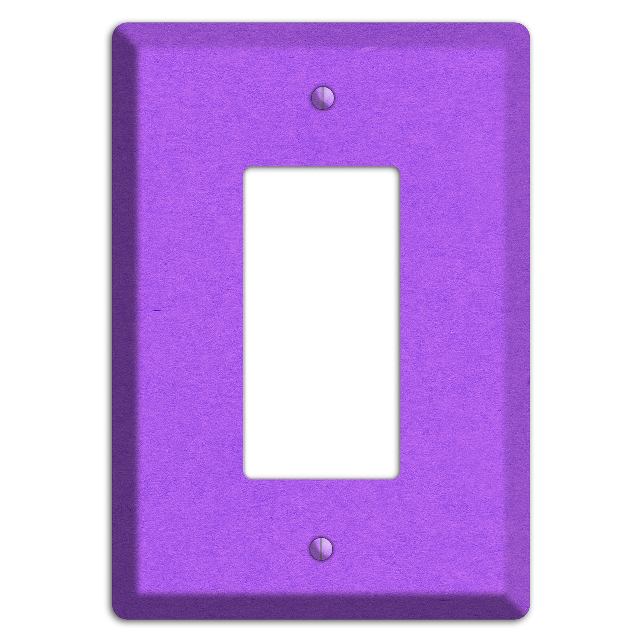 Dark Orchid Kraft Rocker Wallplate