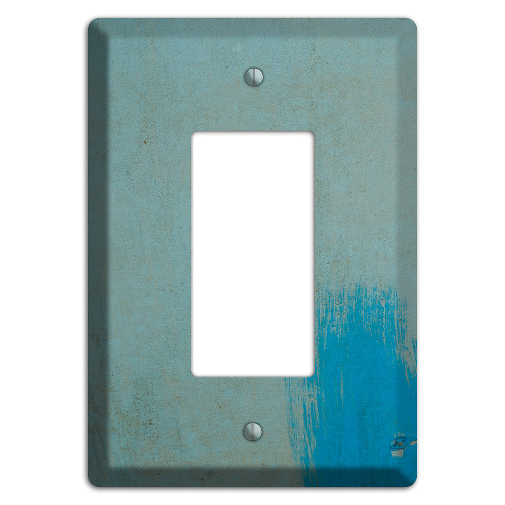 Blue Concrete Rocker Wallplate